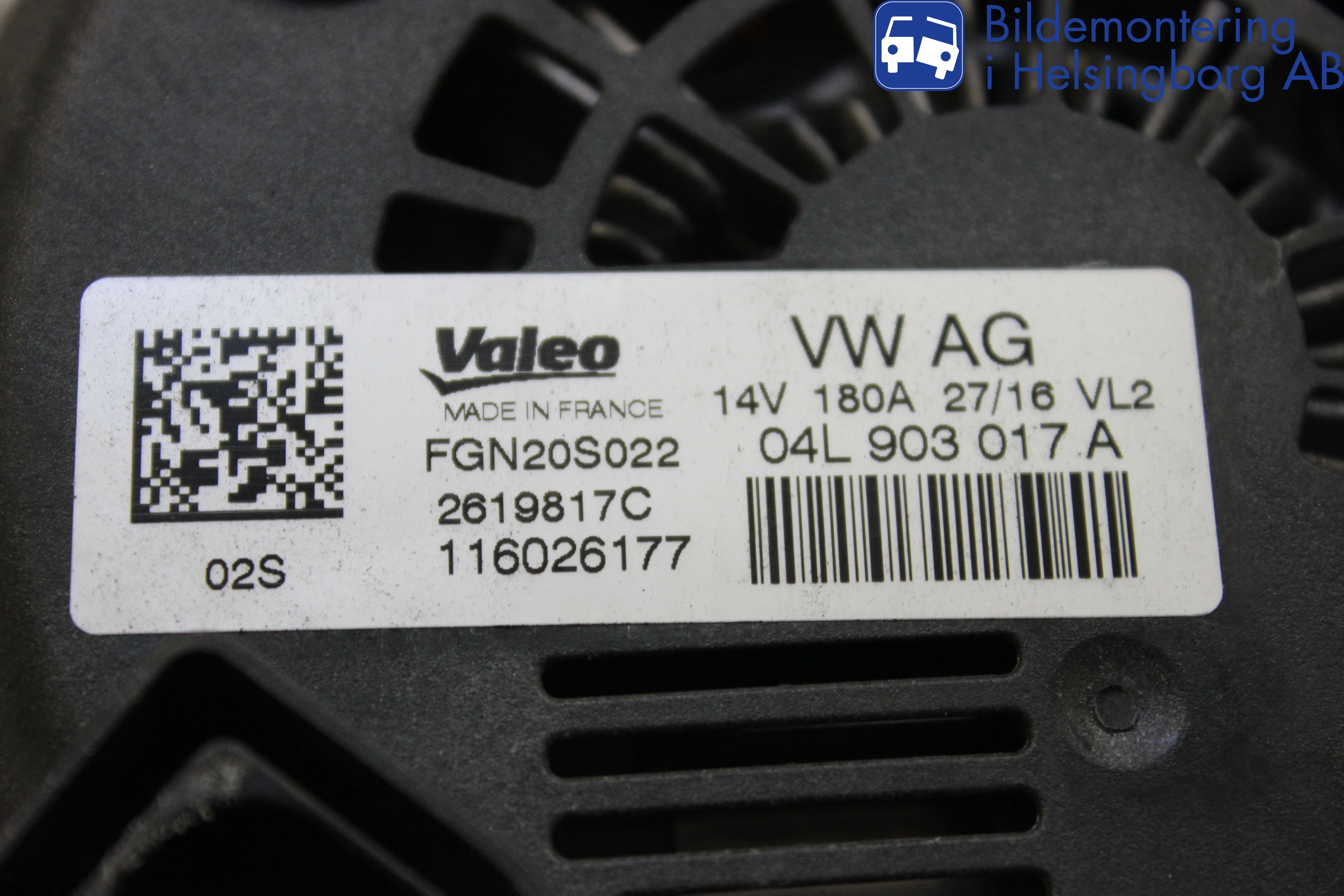 Audi Q5 09-16 Generator