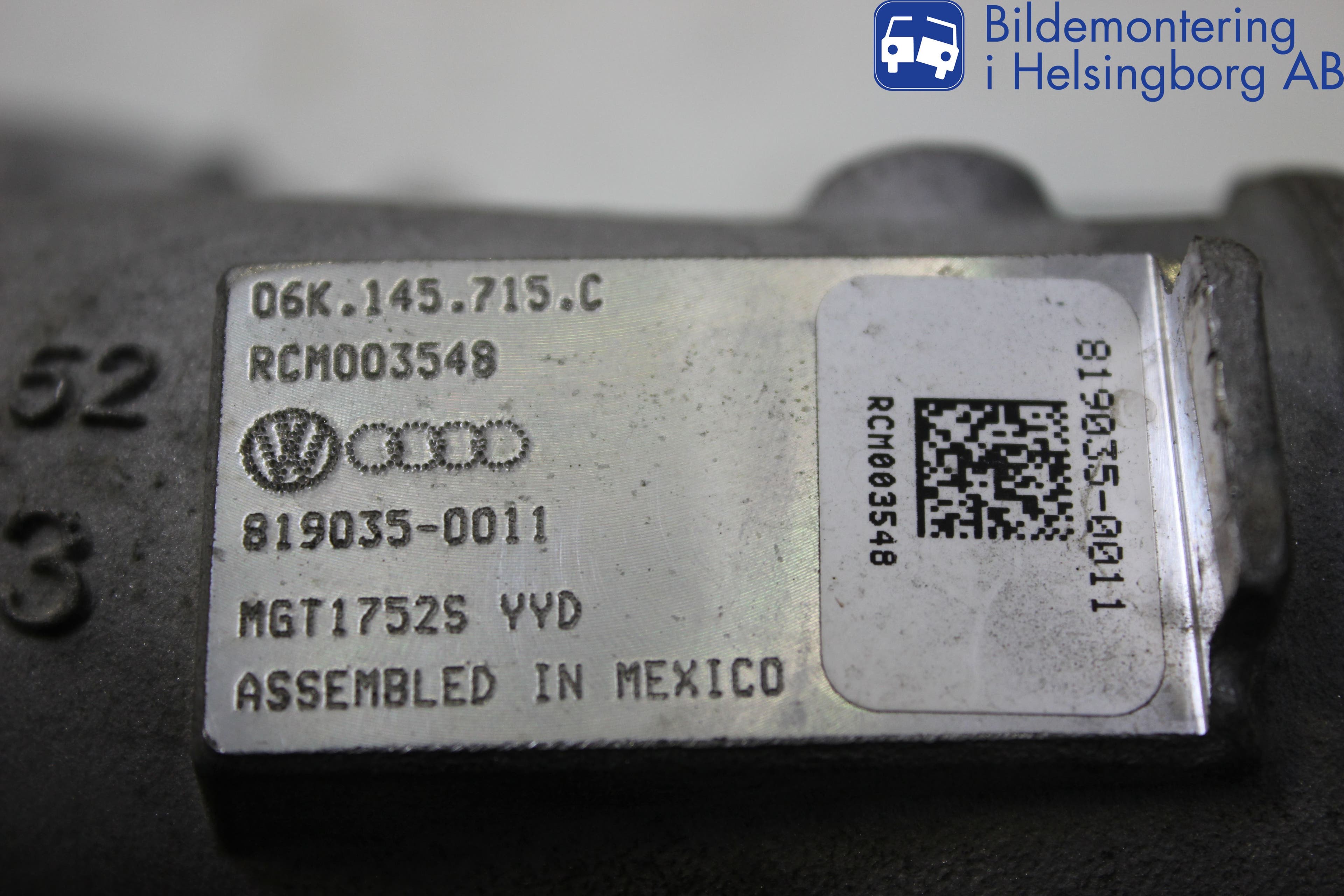 Volkswagen VW SCIROCCO 09-17 Turboaggregat