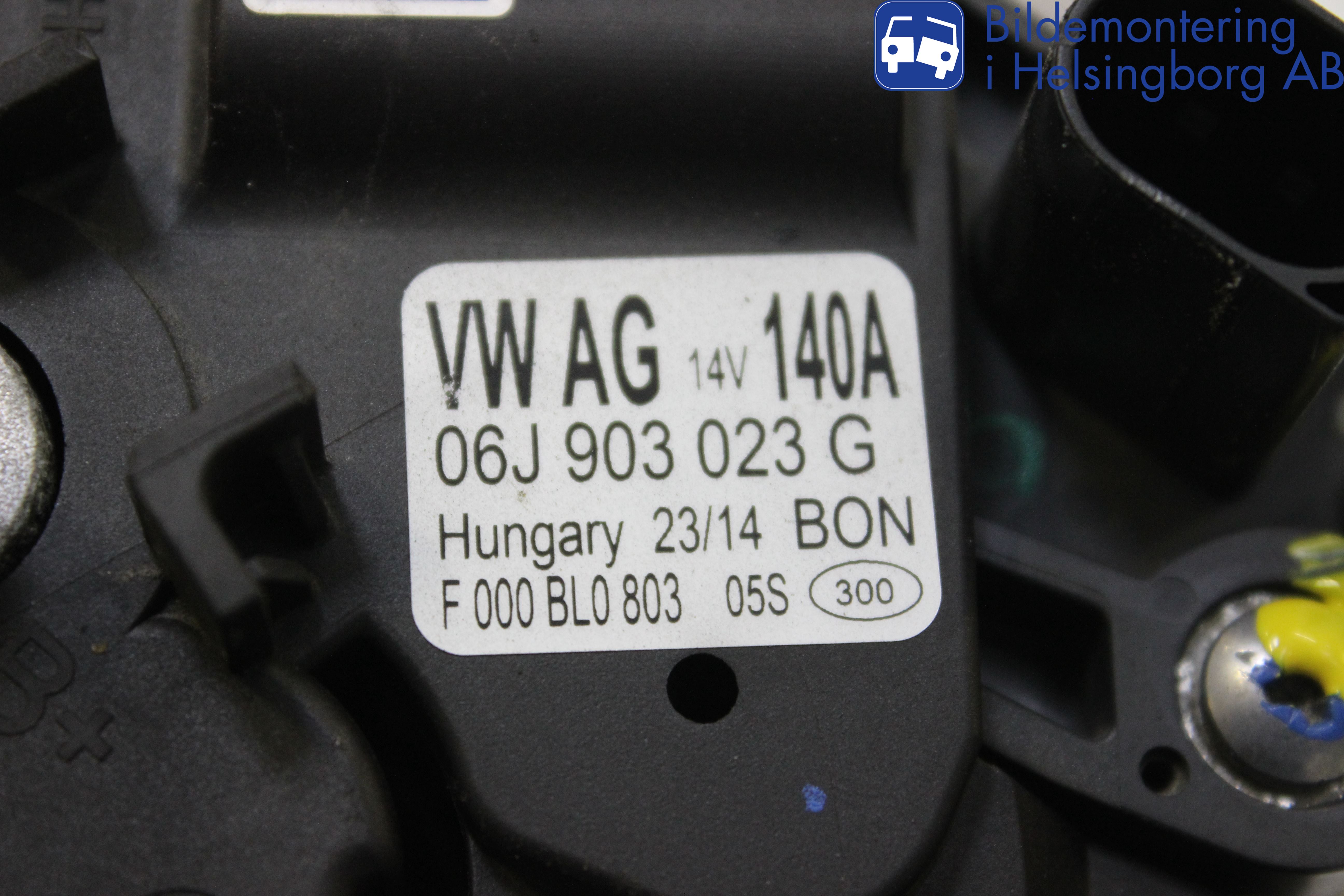 Volkswagen VW SCIROCCO 09-17 Generator