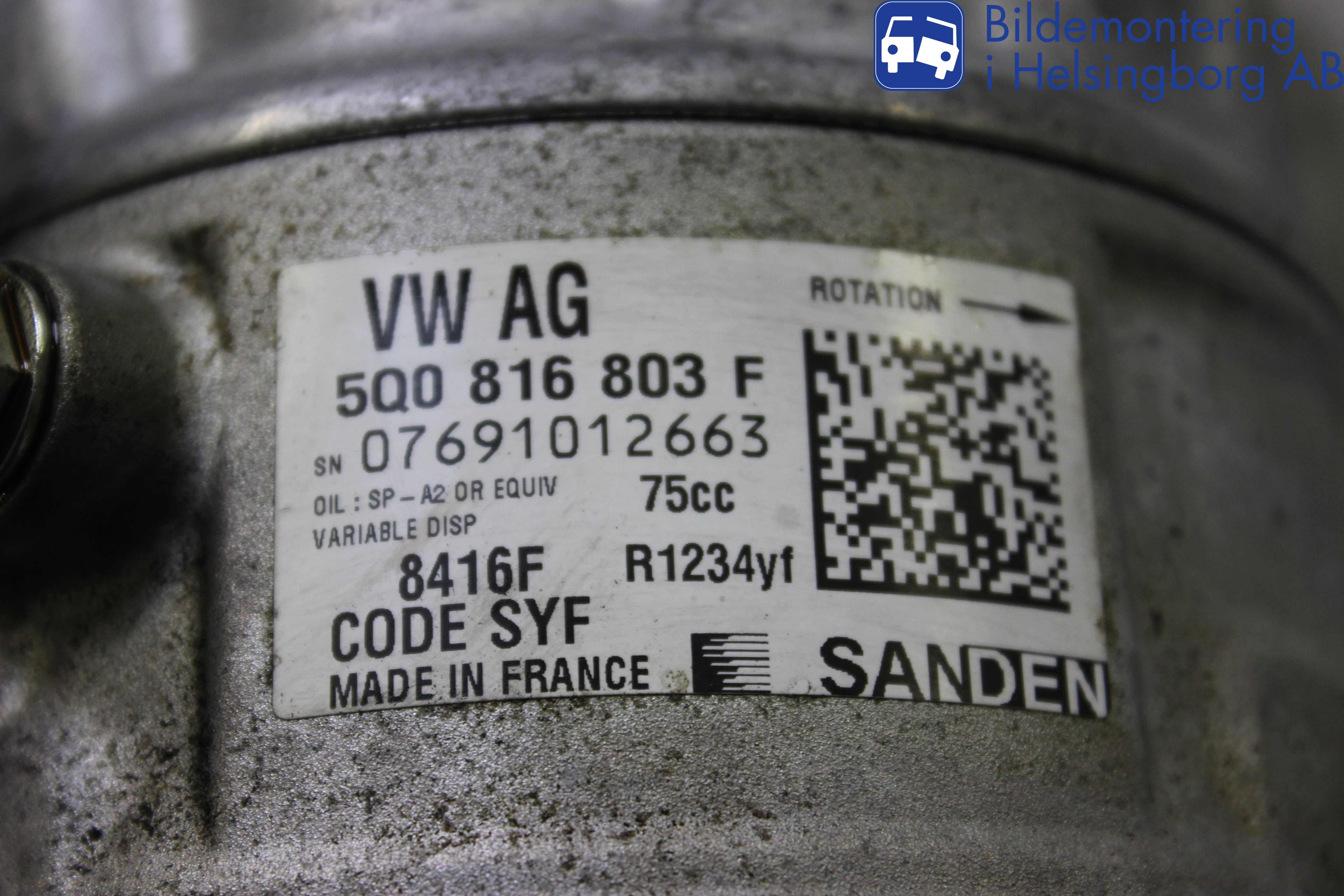 Audi A1/S1 11-18 Ac Kompressor