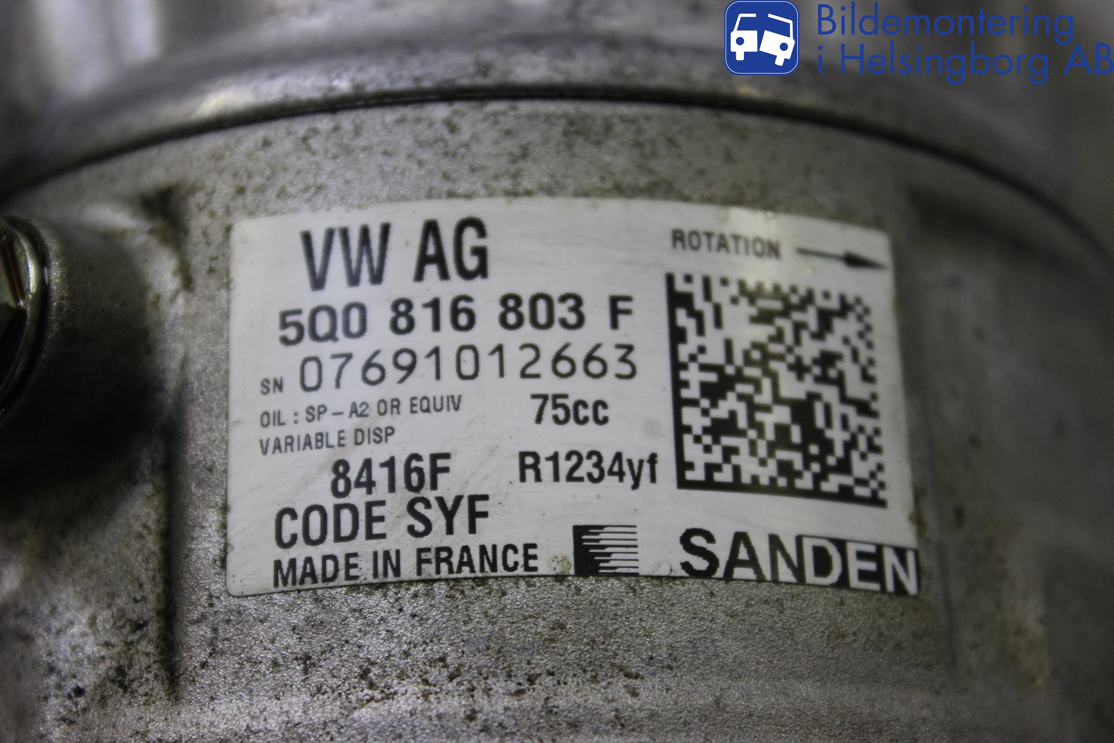 Audi A1/S1 11-18 Ac Kompressor