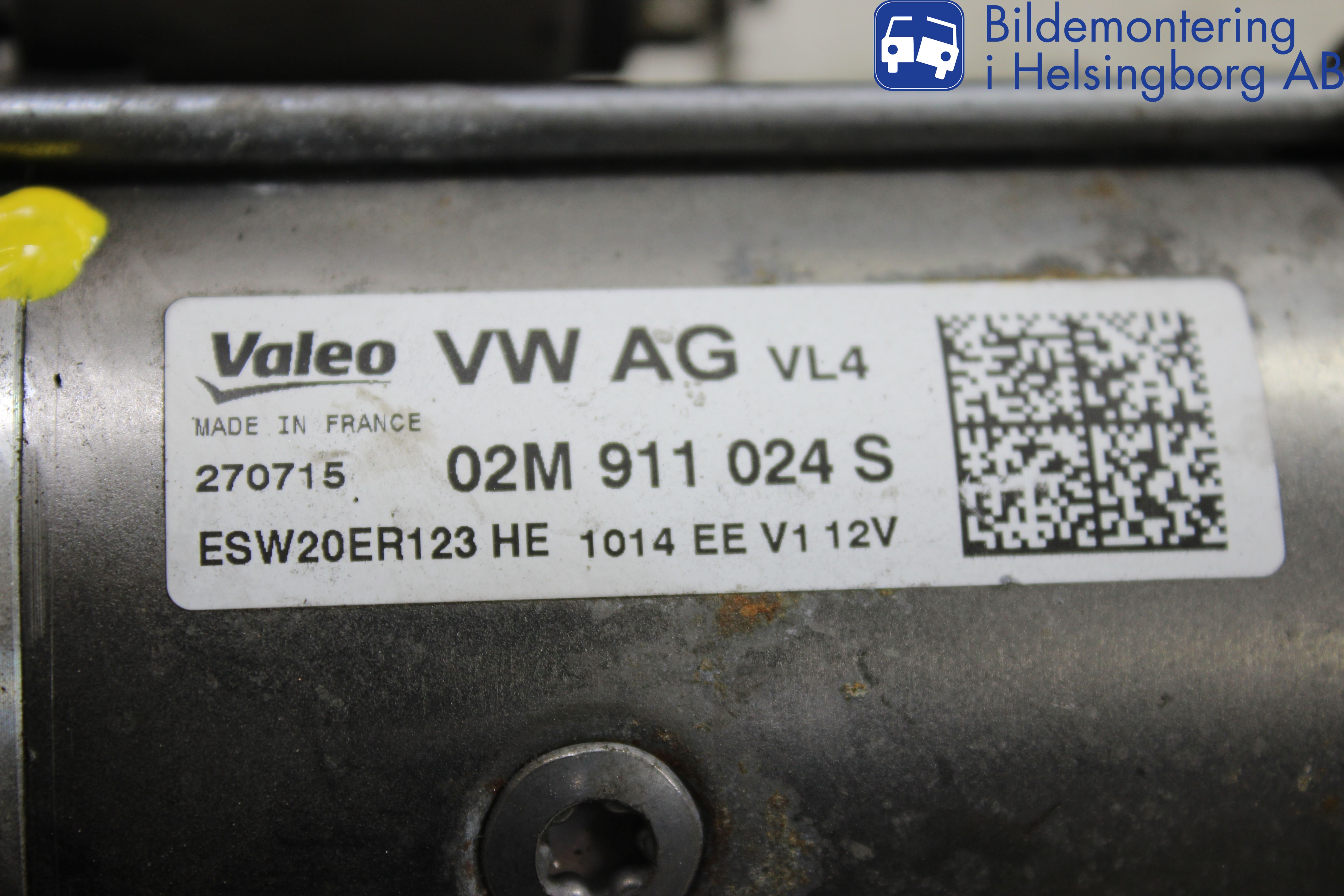 Volkswagen VW PASSAT 15-19 Startmotor Diesel