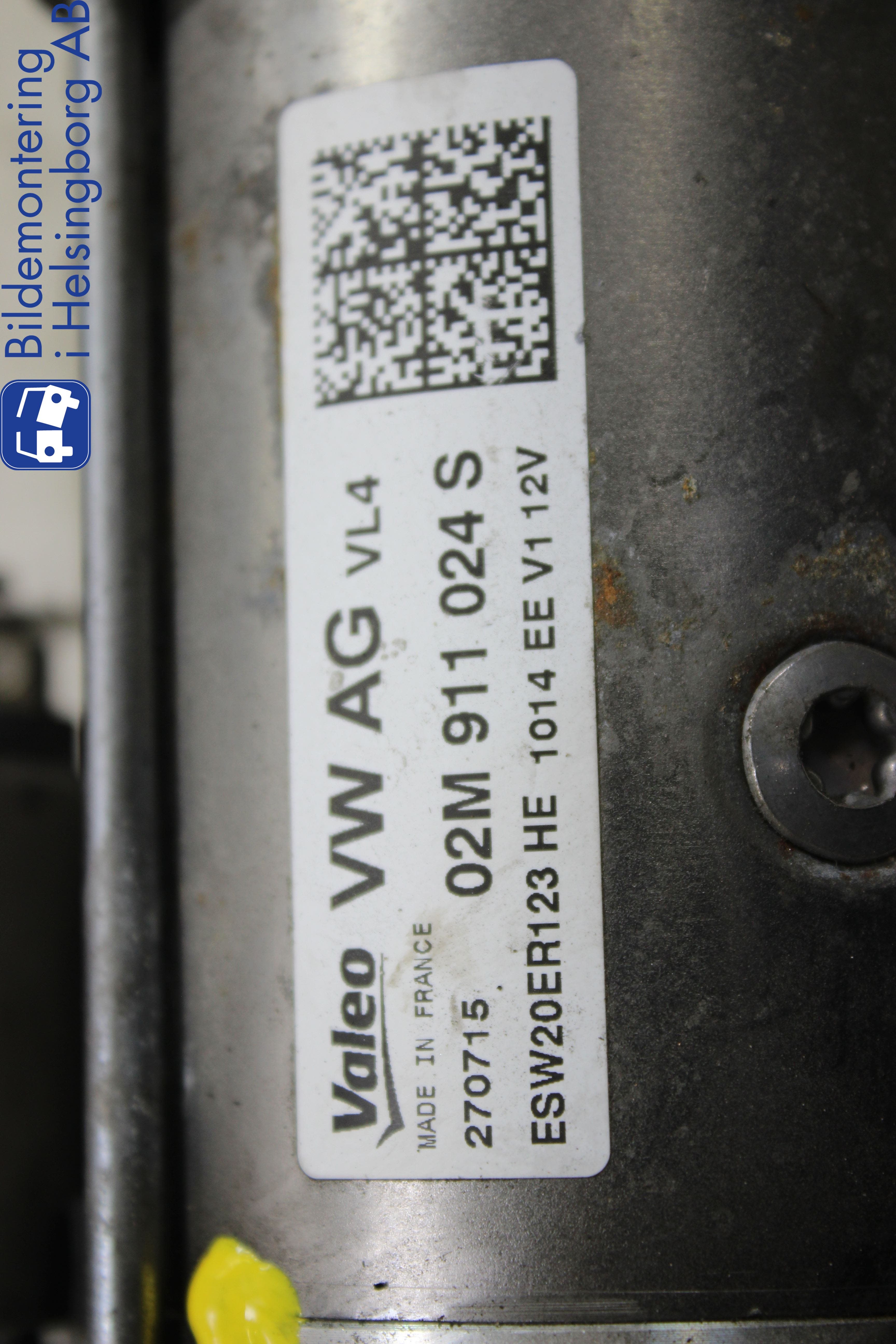 Volkswagen VW PASSAT 15-19 Startmotor Diesel