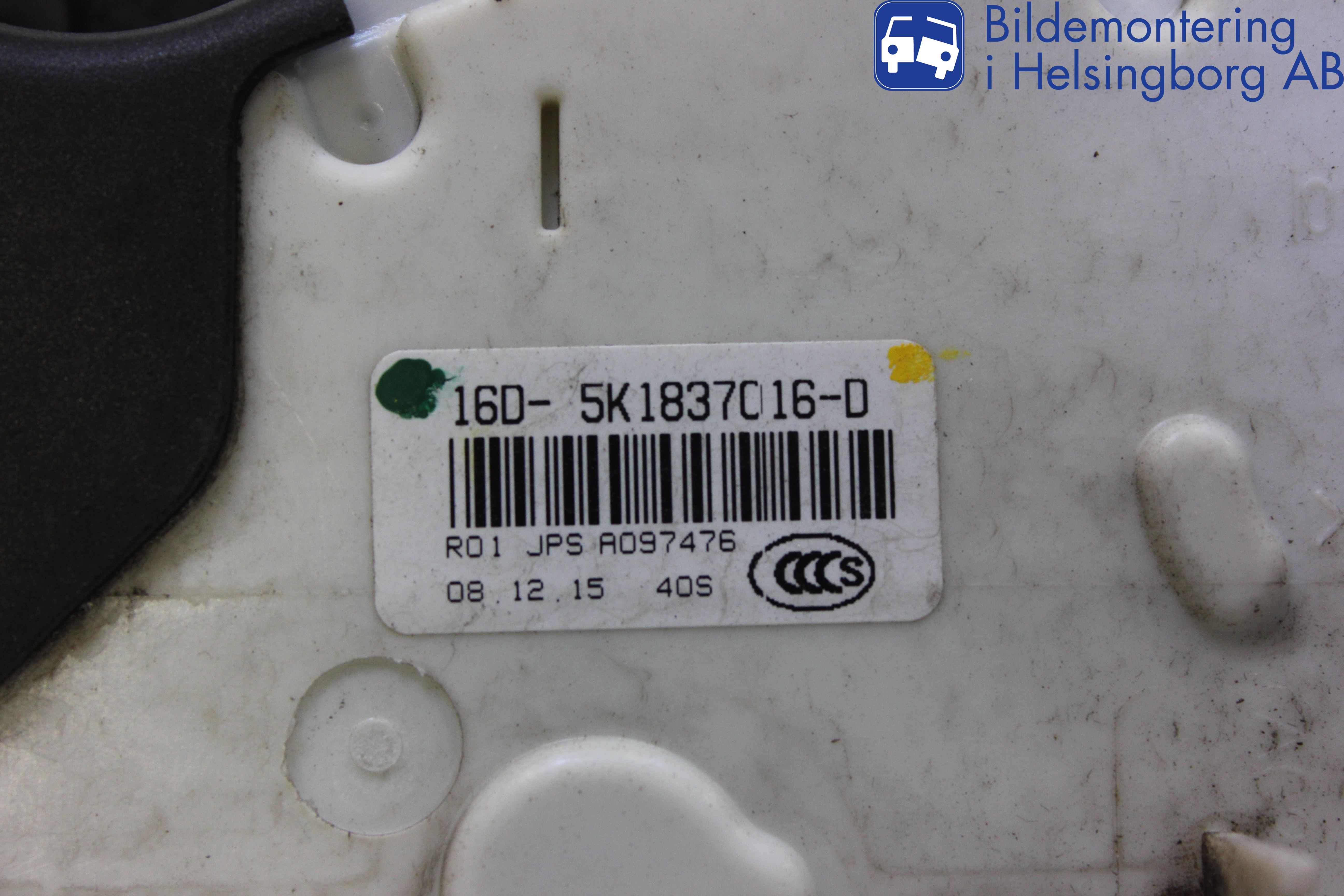 Volkswagen VW SHARAN 11- Centrallåsmotor Höger