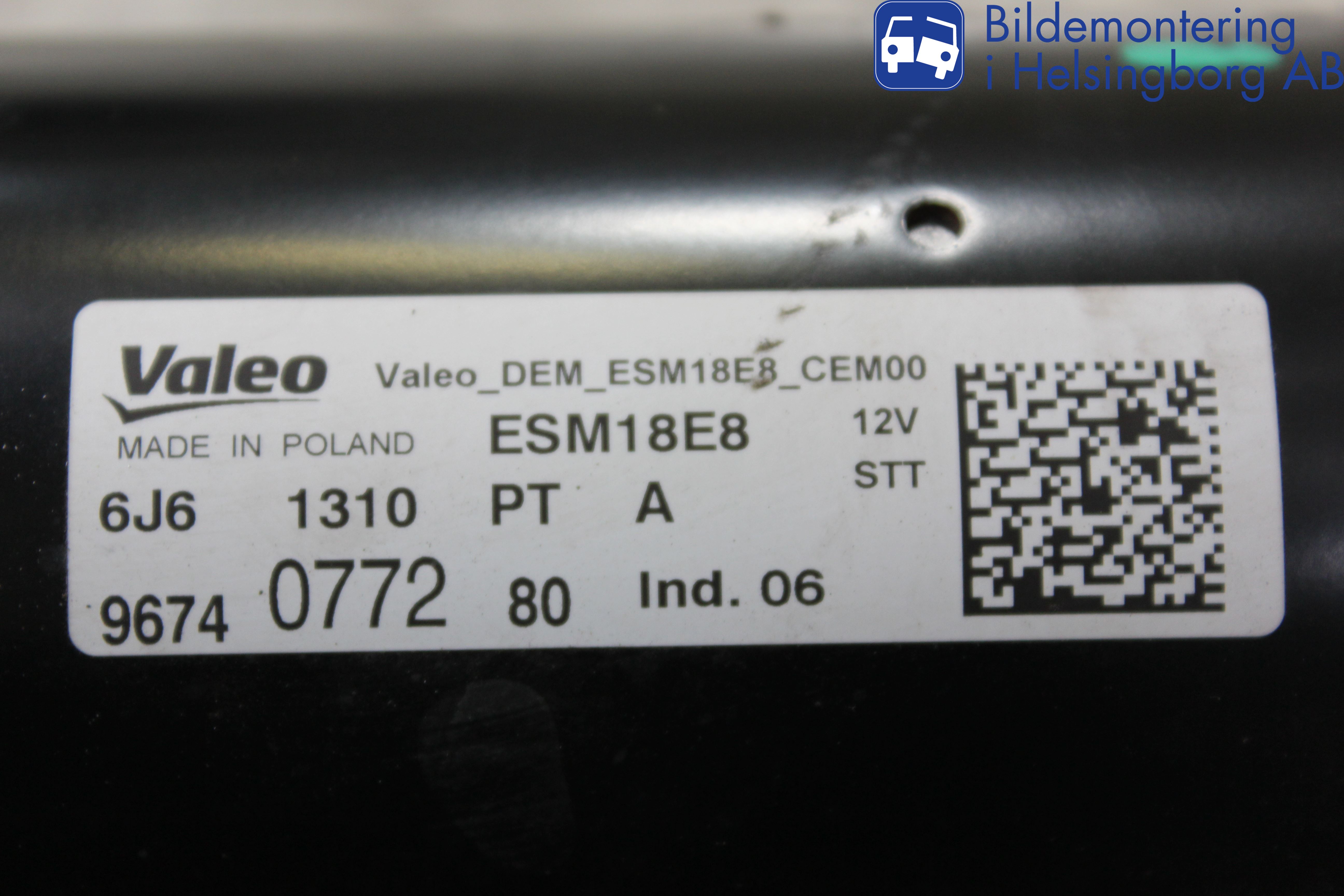 Peugeot 308 14-21 Startmotor