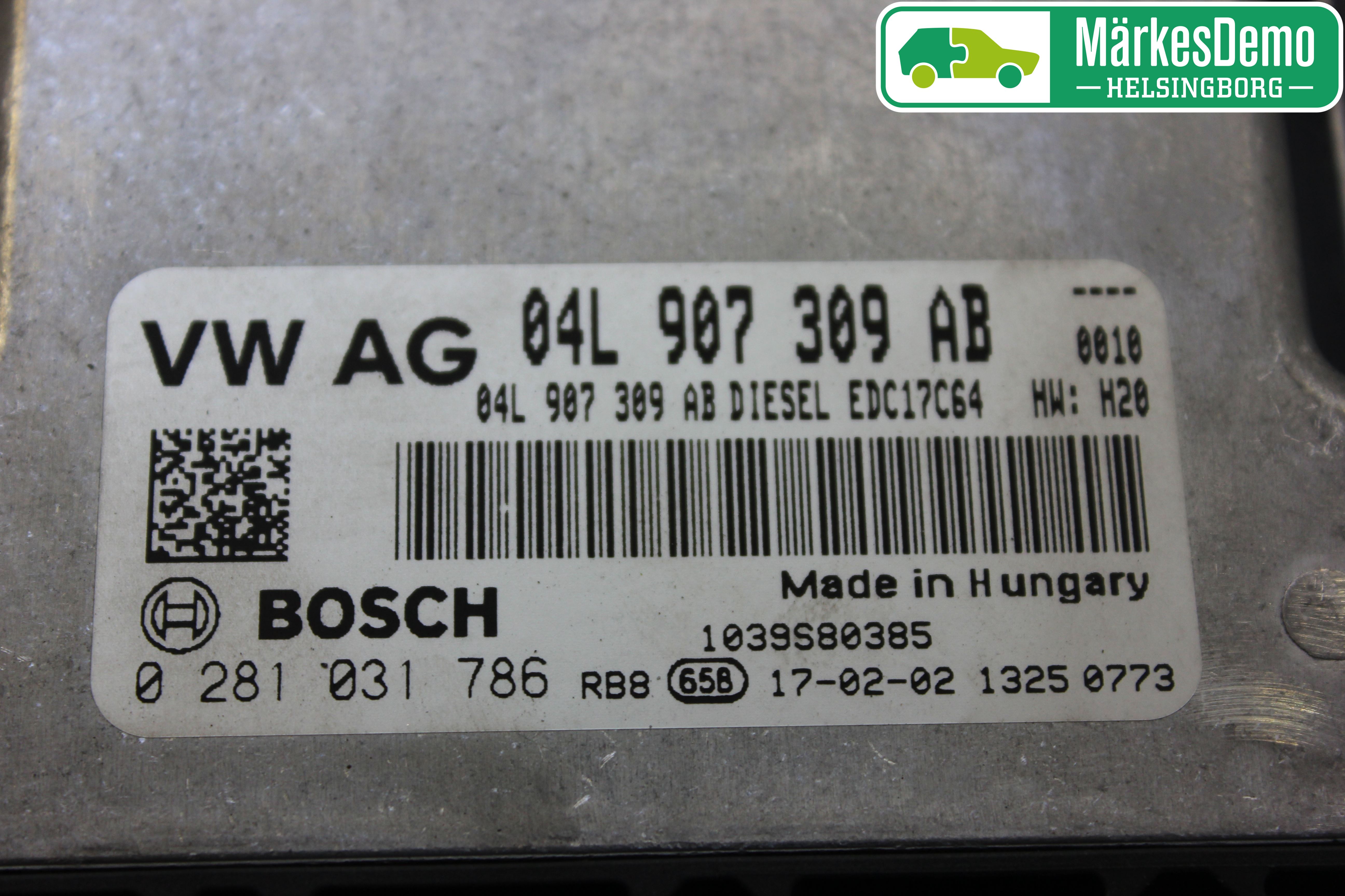 Audi Q3 8U 12-18 Styrenhet Inspump Diesel