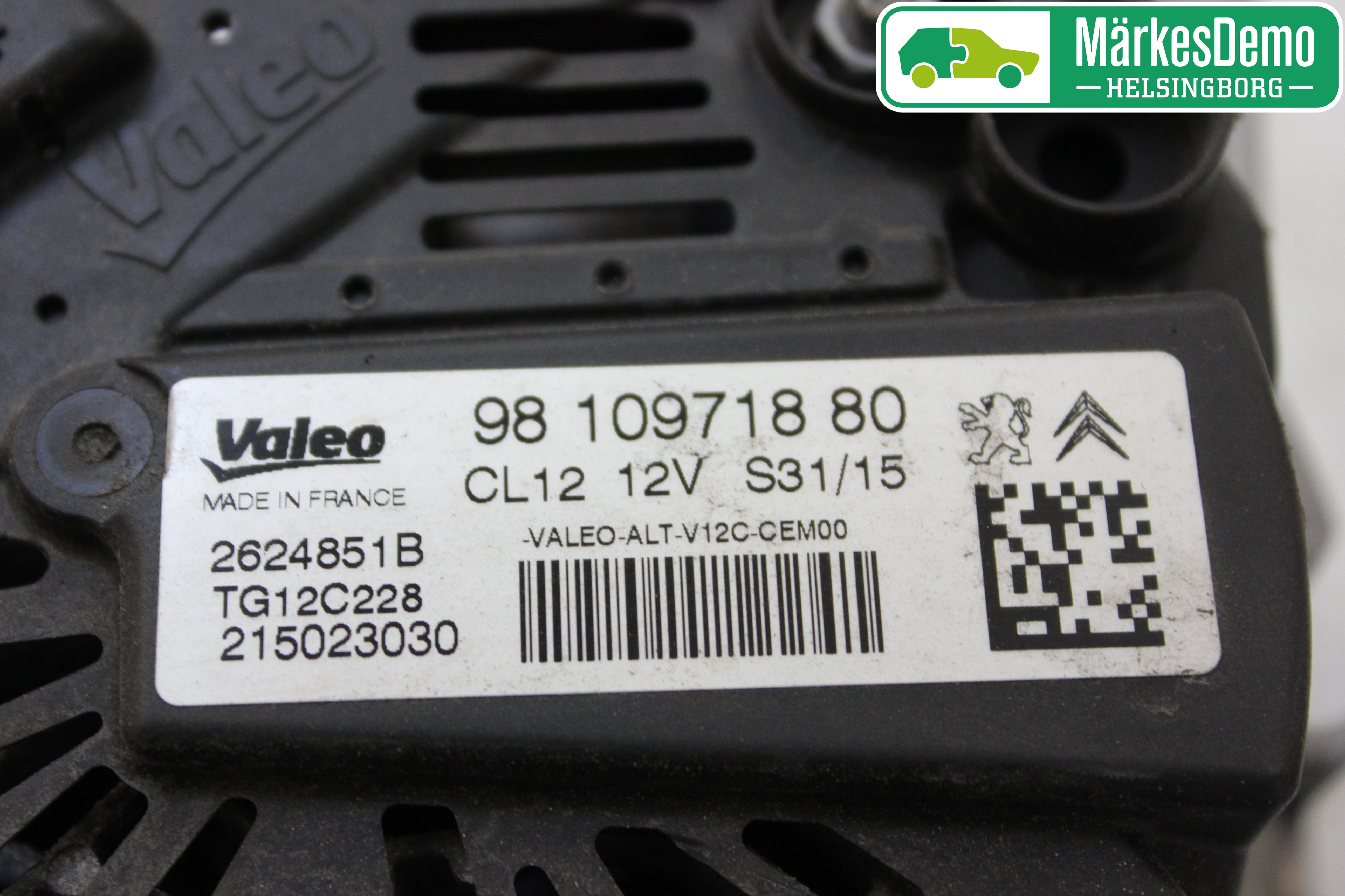 Citroen C4 CACTUS 14-20 Generator