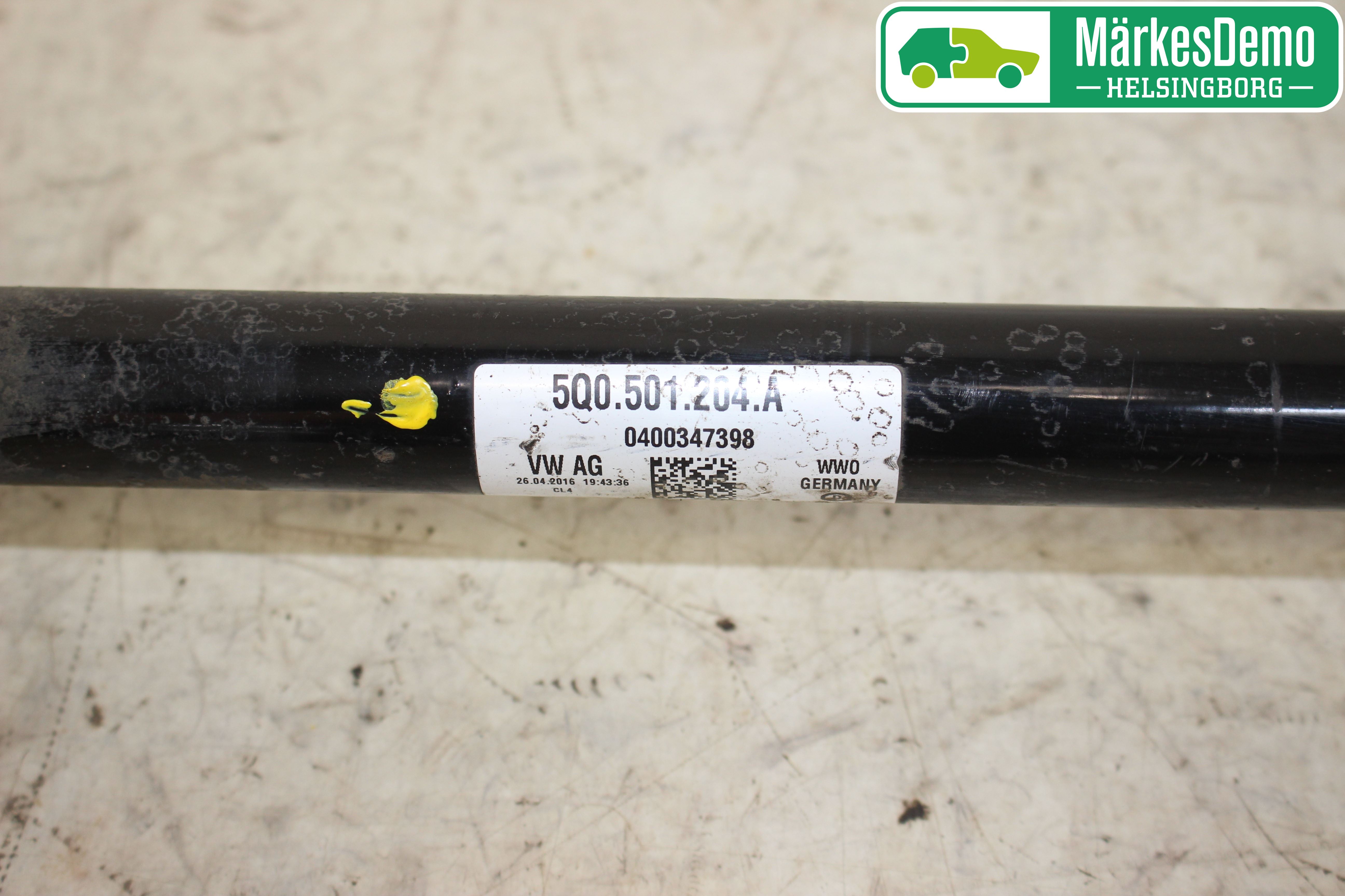 Volkswagen VW GOLF / E-GOLF VII 13-20 Drivaxel Bak Höger
