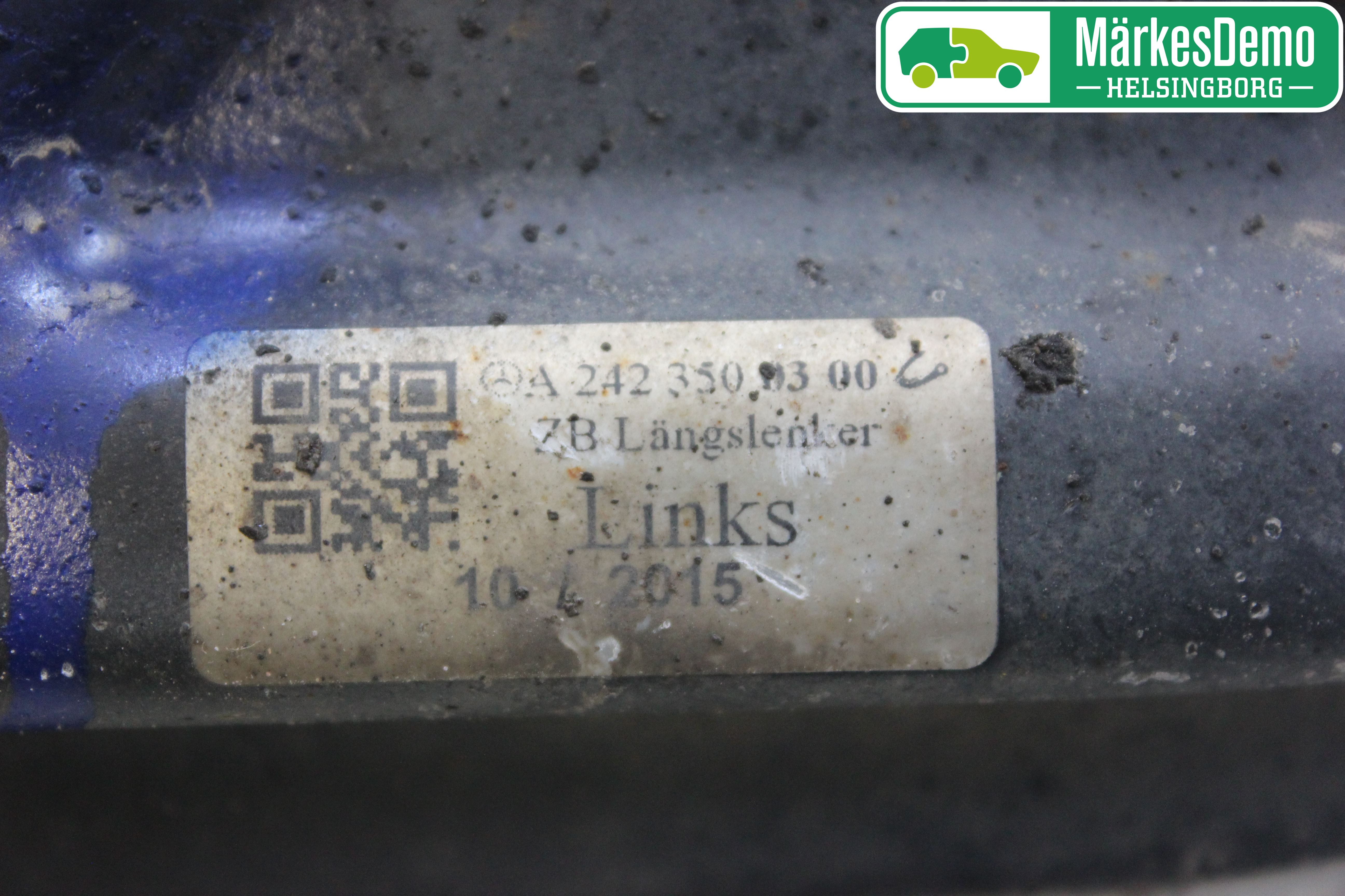 Mercedes-Benz MB B-KLASS (W246/W242) 12-19 Bärarm Bak Vänster