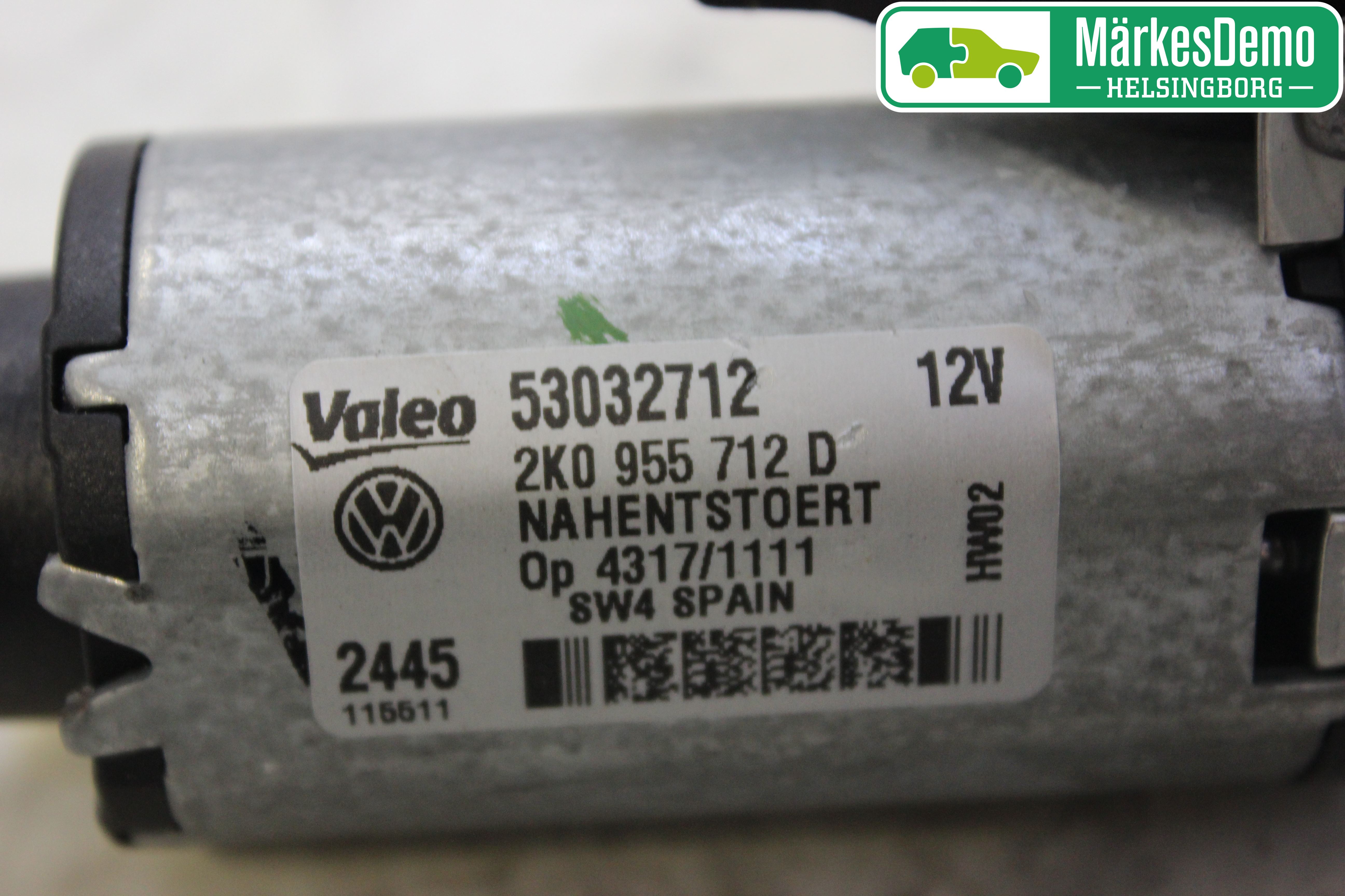 Volkswagen VW CADDY 16-20 Torkarmotor Baklucka