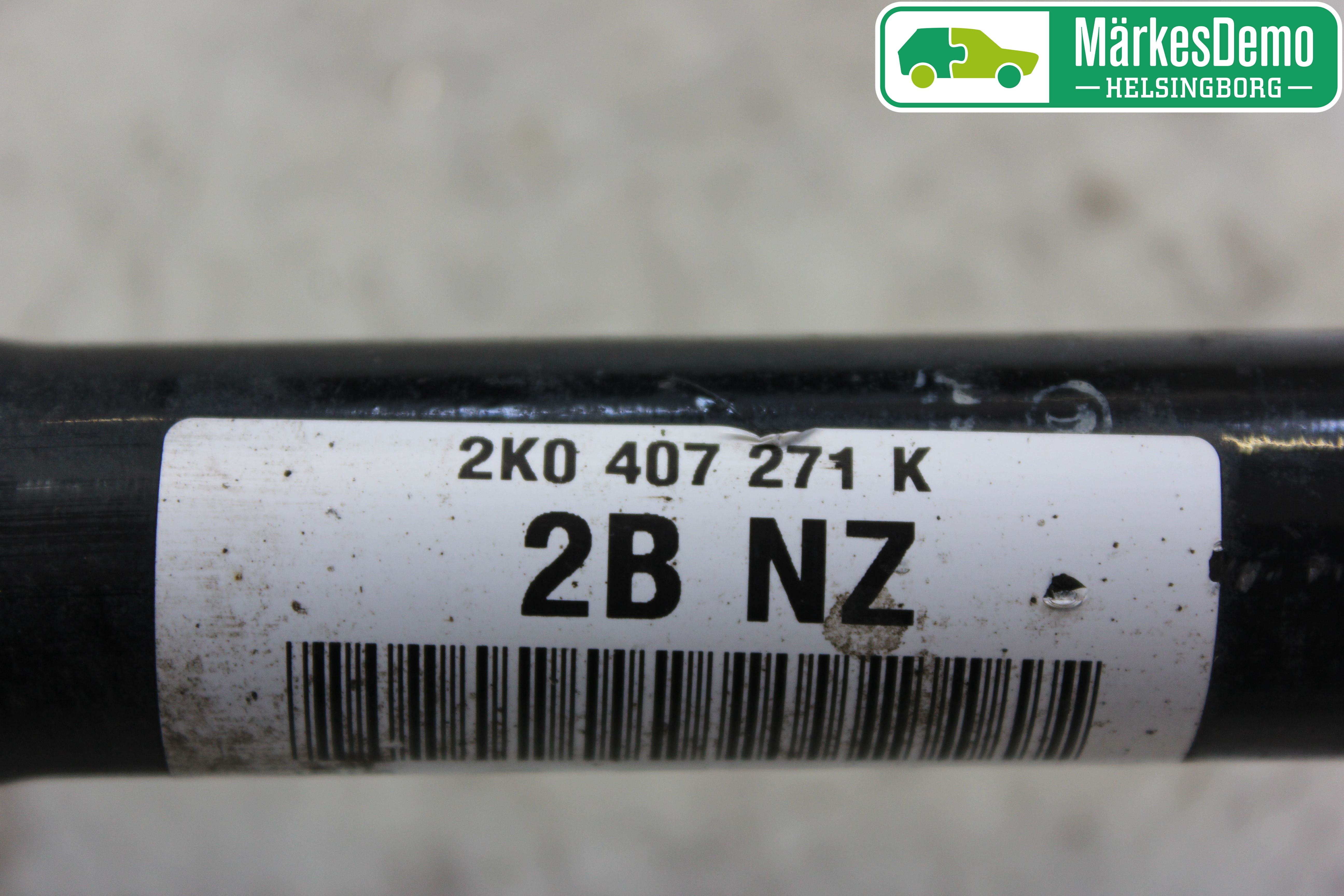 Volkswagen VW CADDY 16-20 Drivaxel Fram Vänster