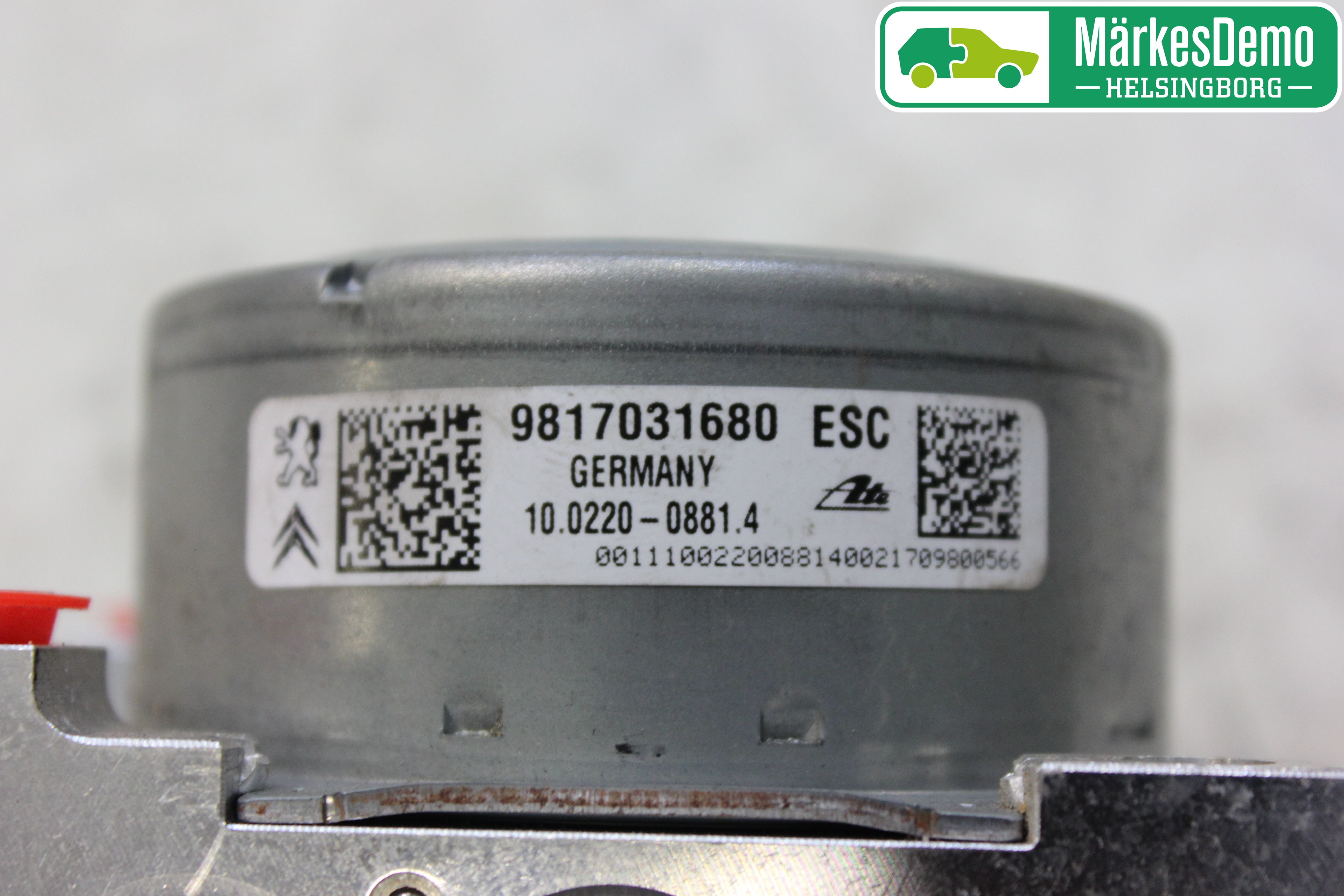 Peugeot PEUGOT 208 16-19 Abs Hydraulaggregat
