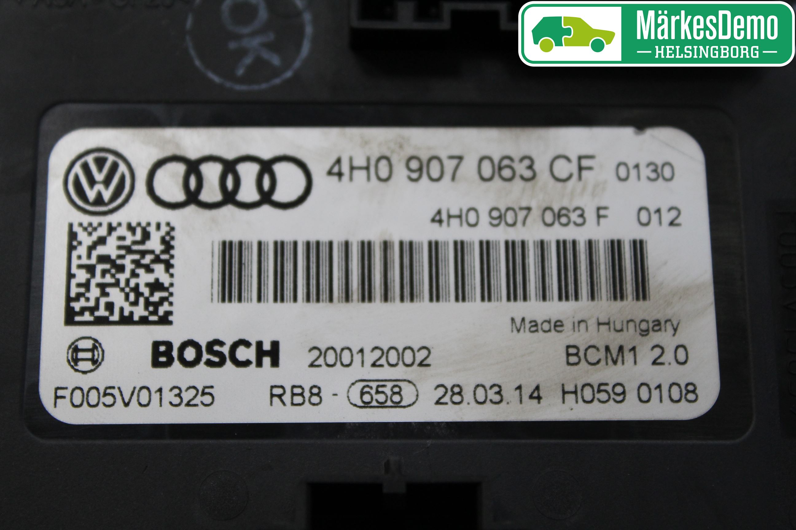 Audi A6/S6 4G 11-18 Styrenhet Övrigt