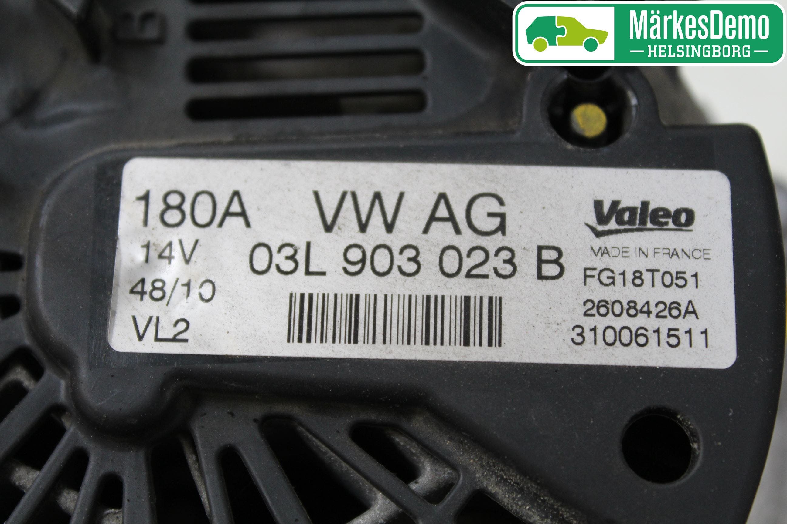 Volkswagen VW PASSAT 11-14 Generator