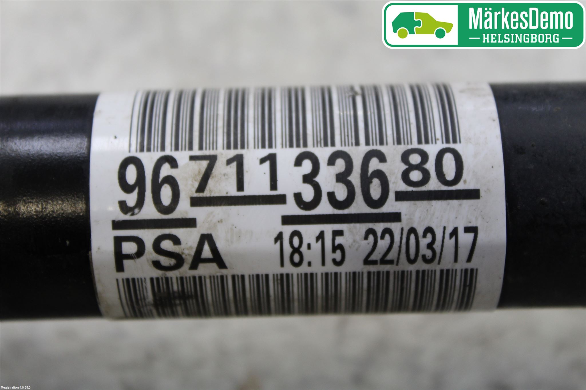 Peugeot PARTNER 16-18 Drivaxel Fram Höger