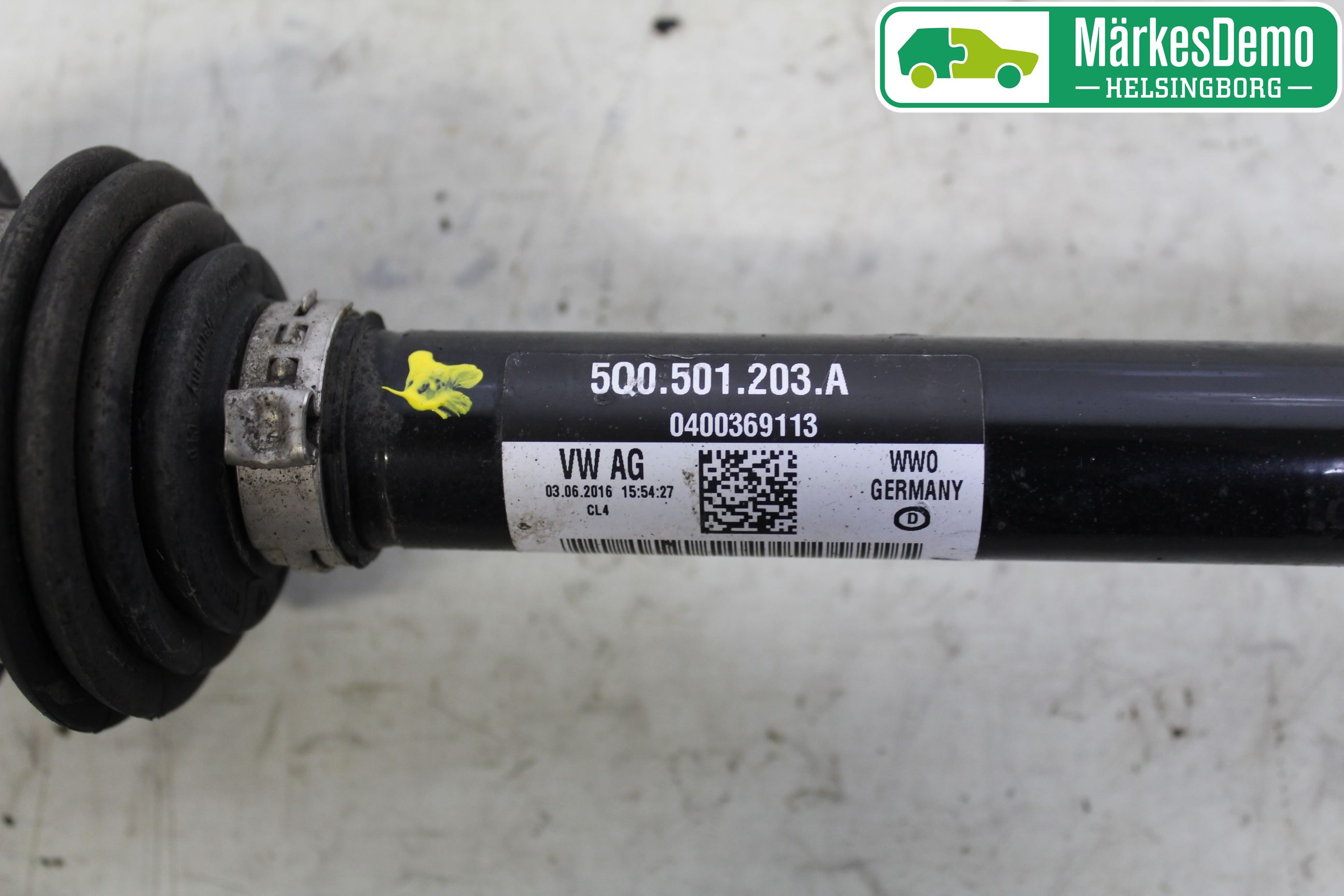 Audi A3/S3 8V 13-20 Drivaxel Bak Vänster