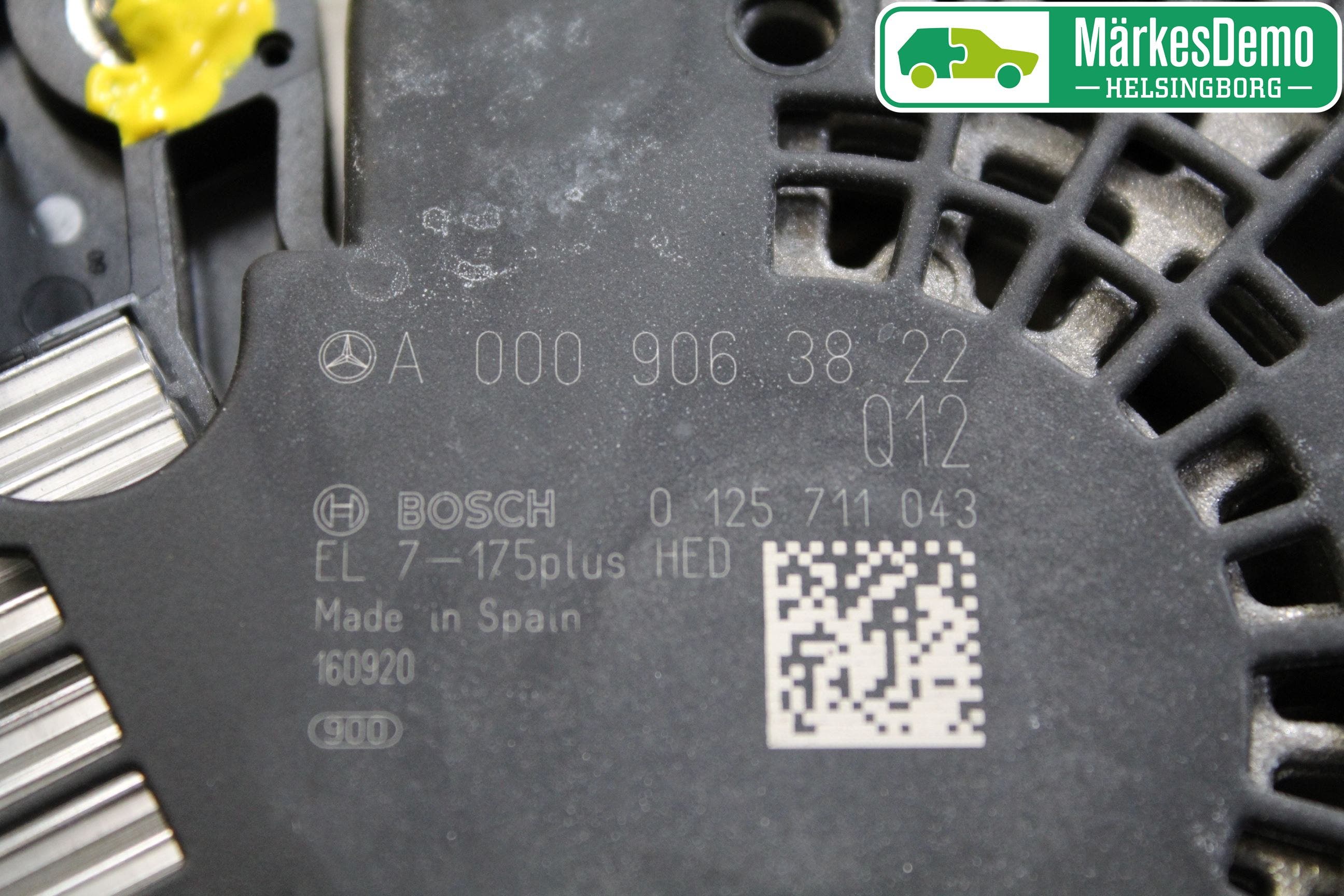 Mercedes-Benz MB A-KLASS (W176) 13-18 Generator