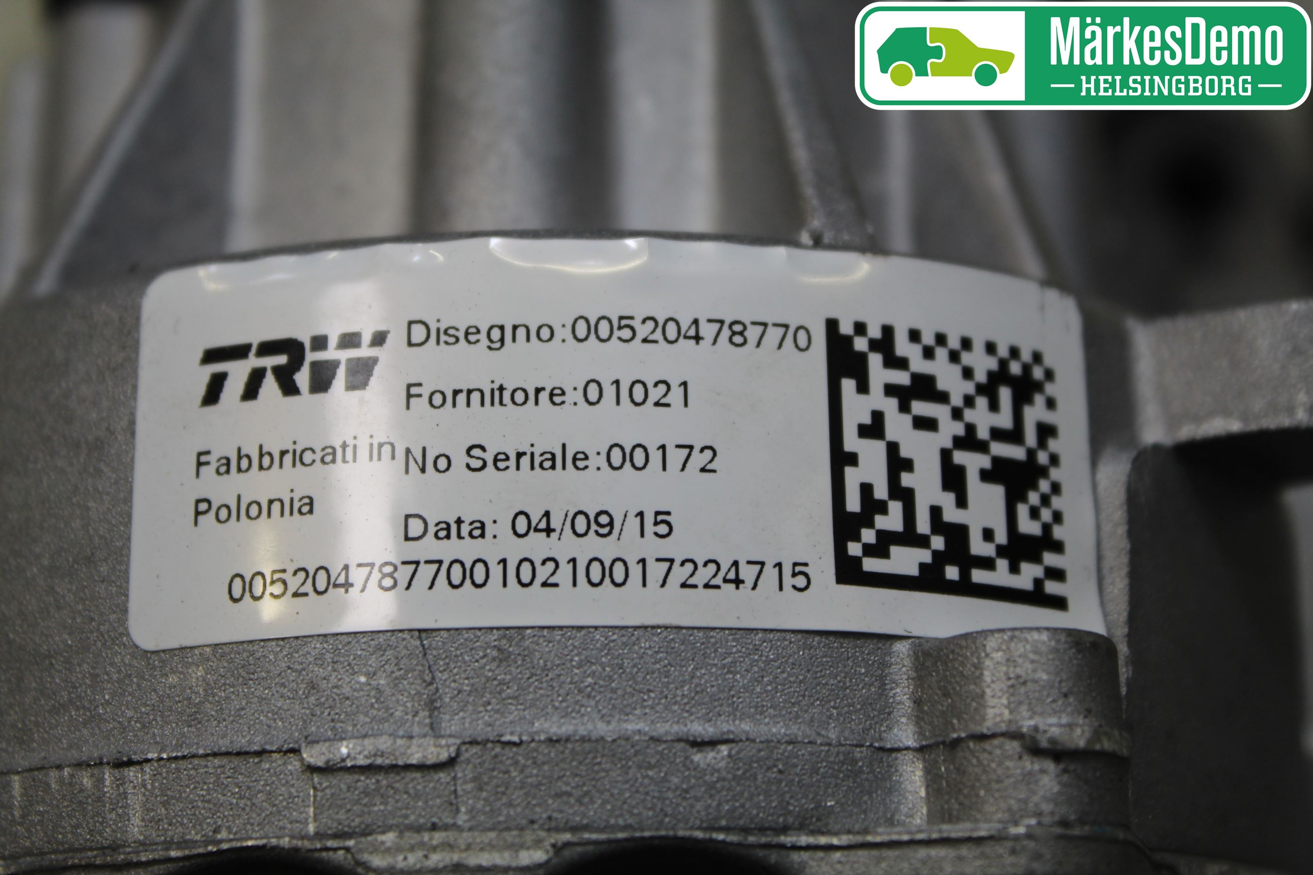 Fiat 500X 15- Rattaxelagg Med Inb Servo