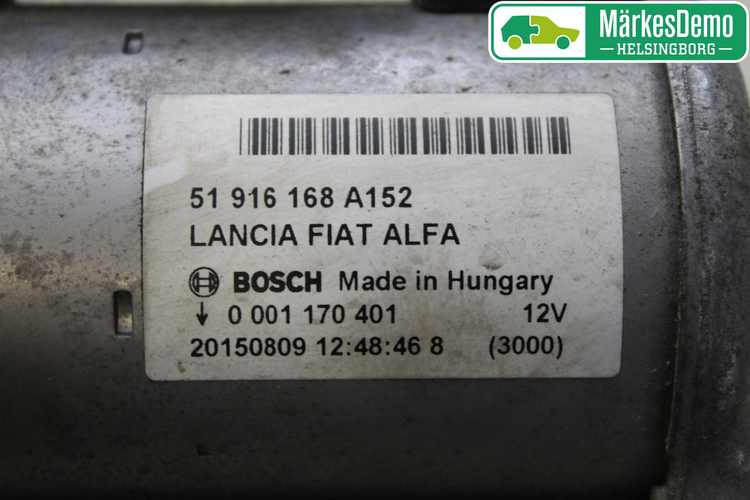 Fiat 500X 15- Startmotor