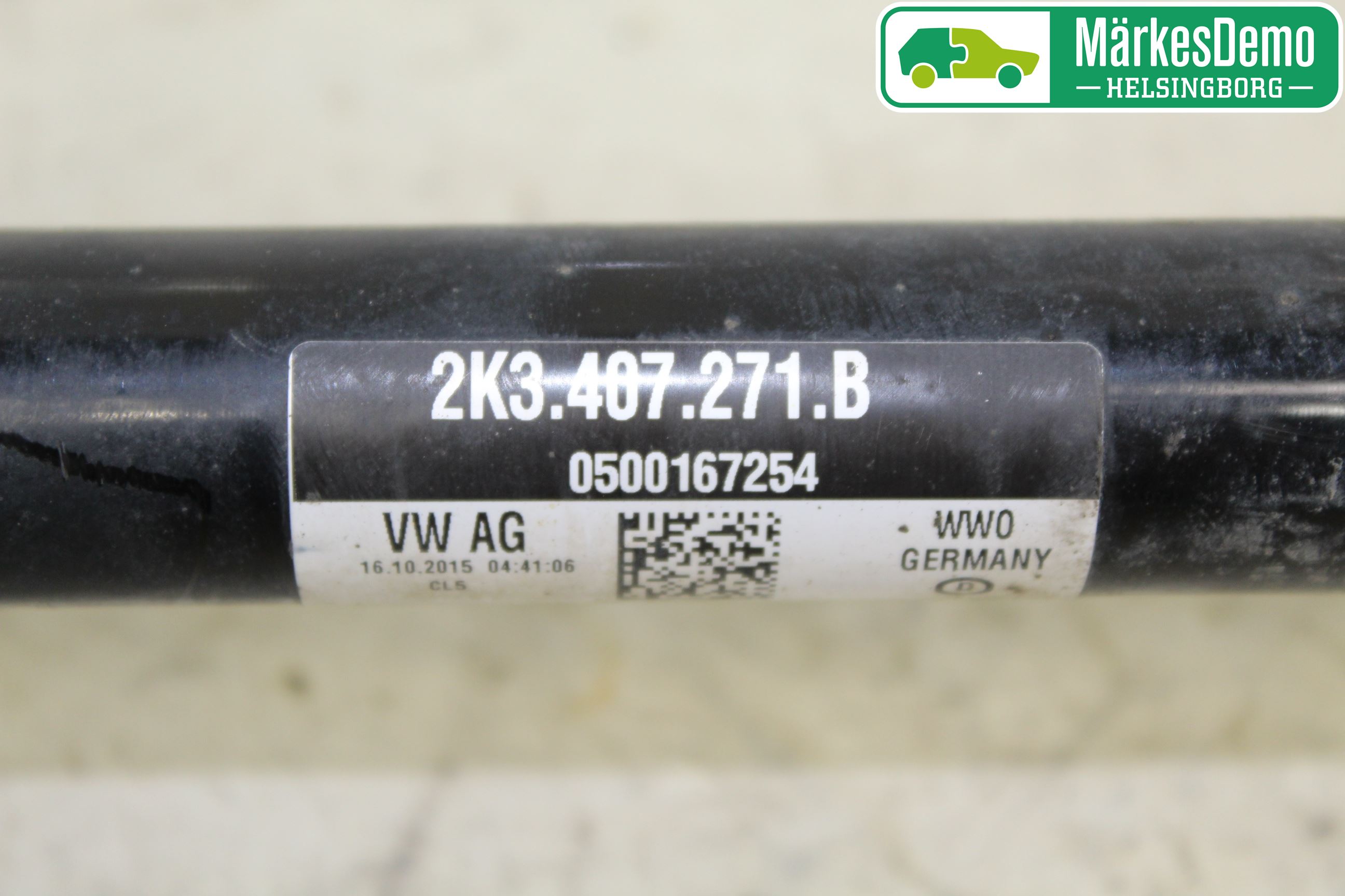 Volkswagen VW CADDY 16-20 Drivaxel Fram Vänster