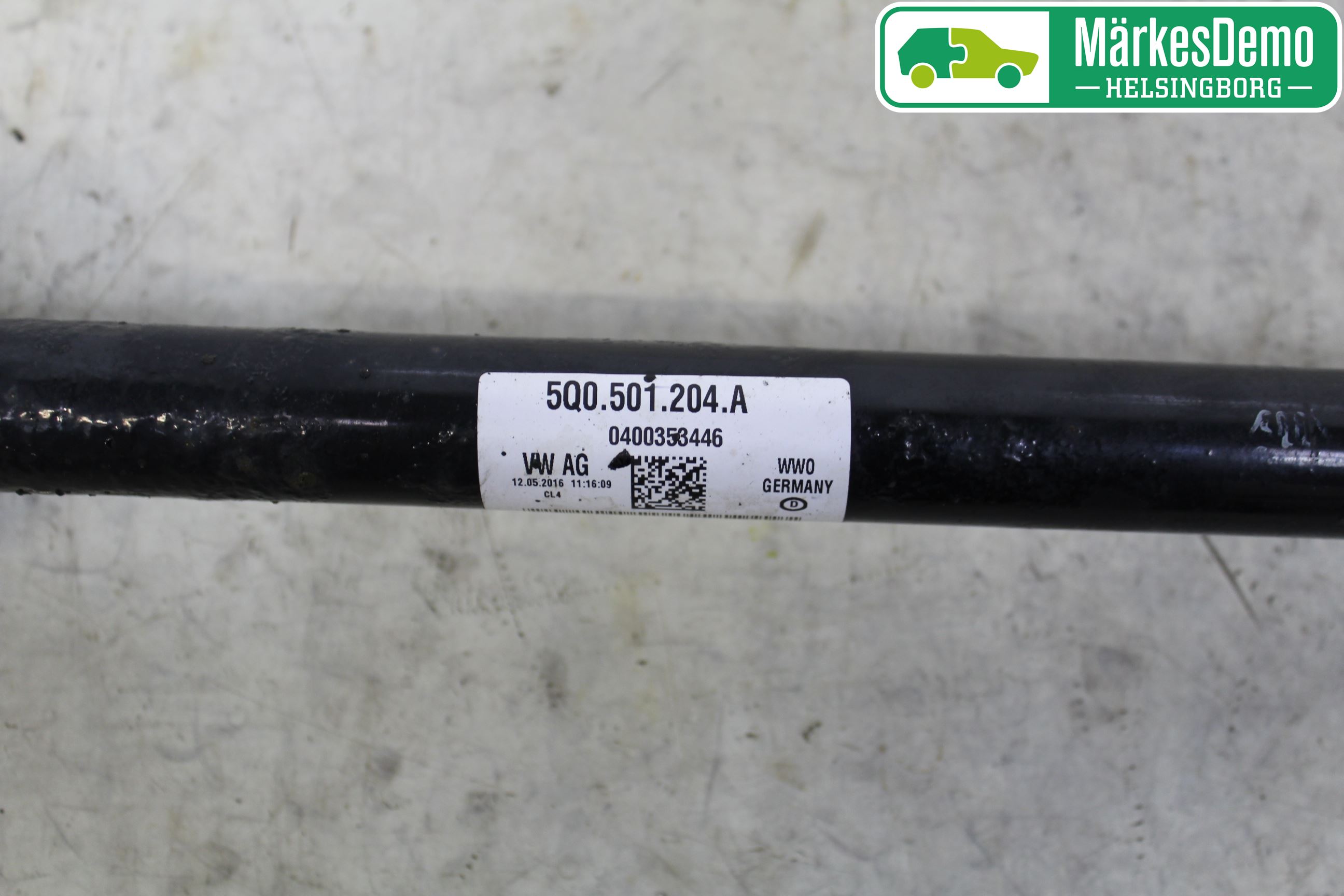 Volkswagen VW GOLF / E-GOLF VII 13-20 Drivaxel Bak Höger