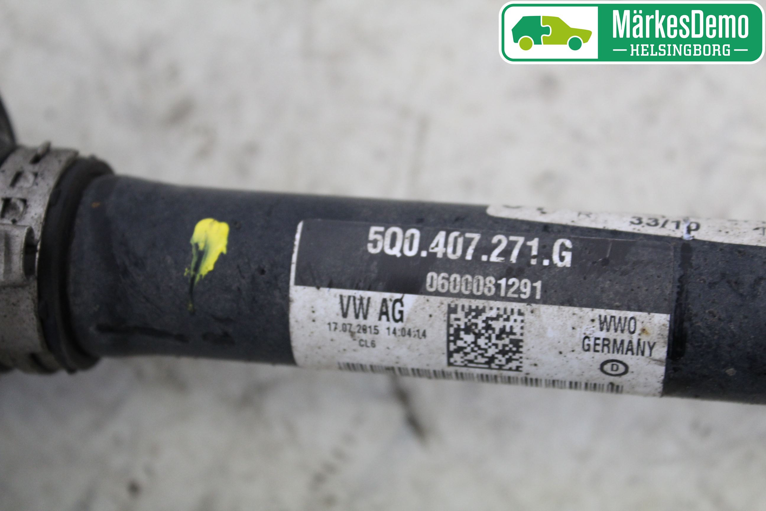 Volkswagen VW GOLF / E-GOLF VII 13-20 Drivaxel Fram Vänster