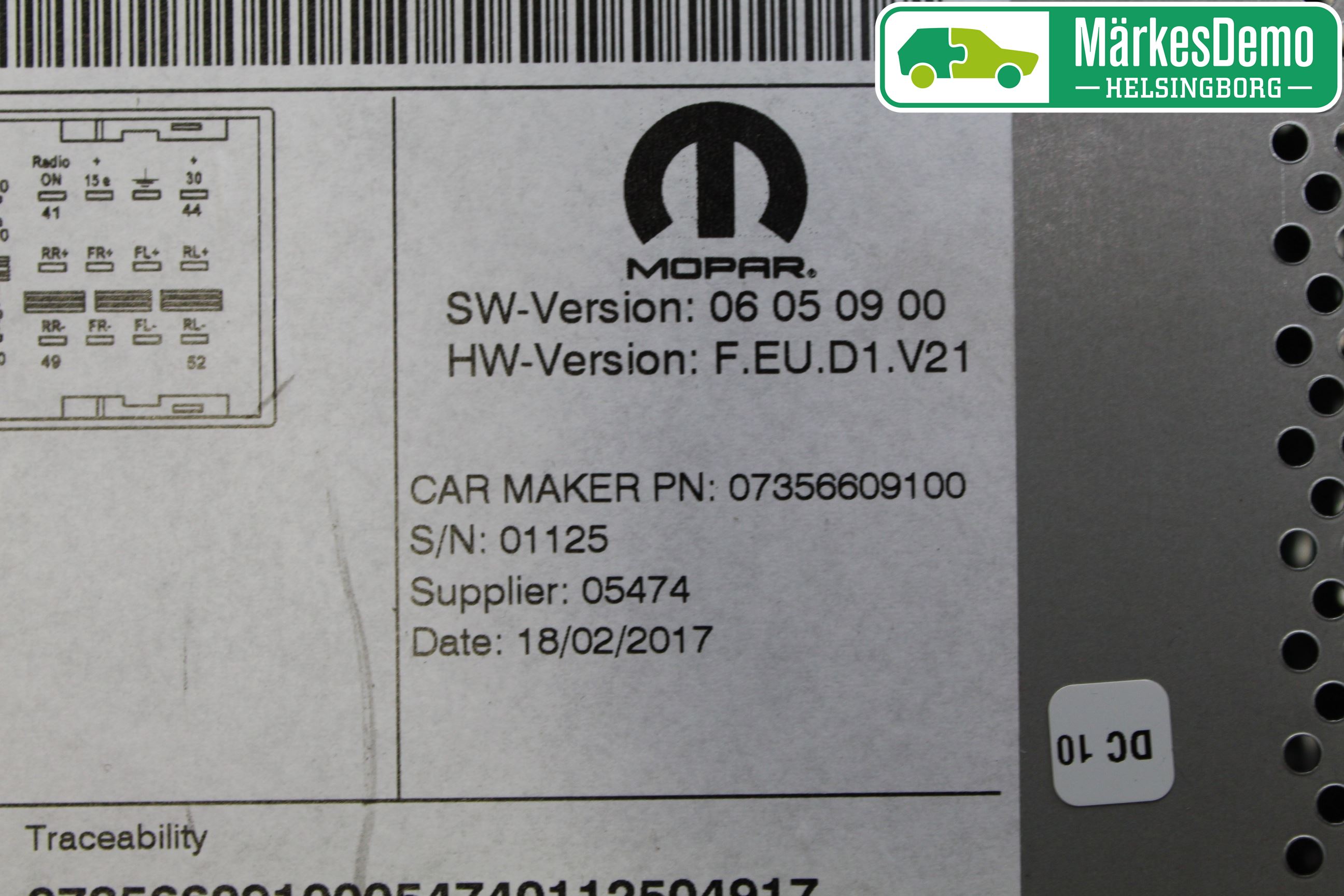 Fiat TIPO/CROSS 16- Radio