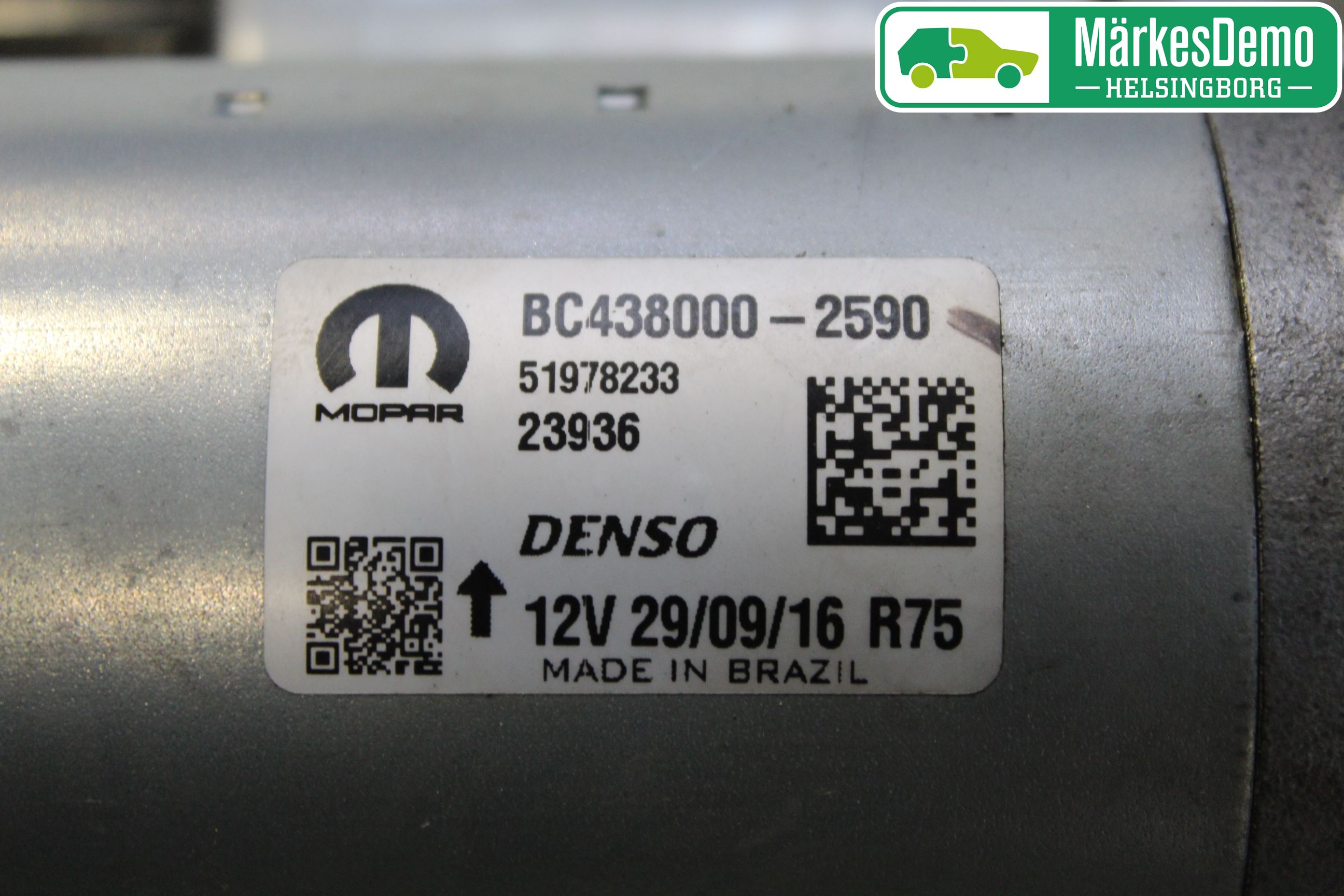 Fiat TIPO/CROSS 16- Startmotor