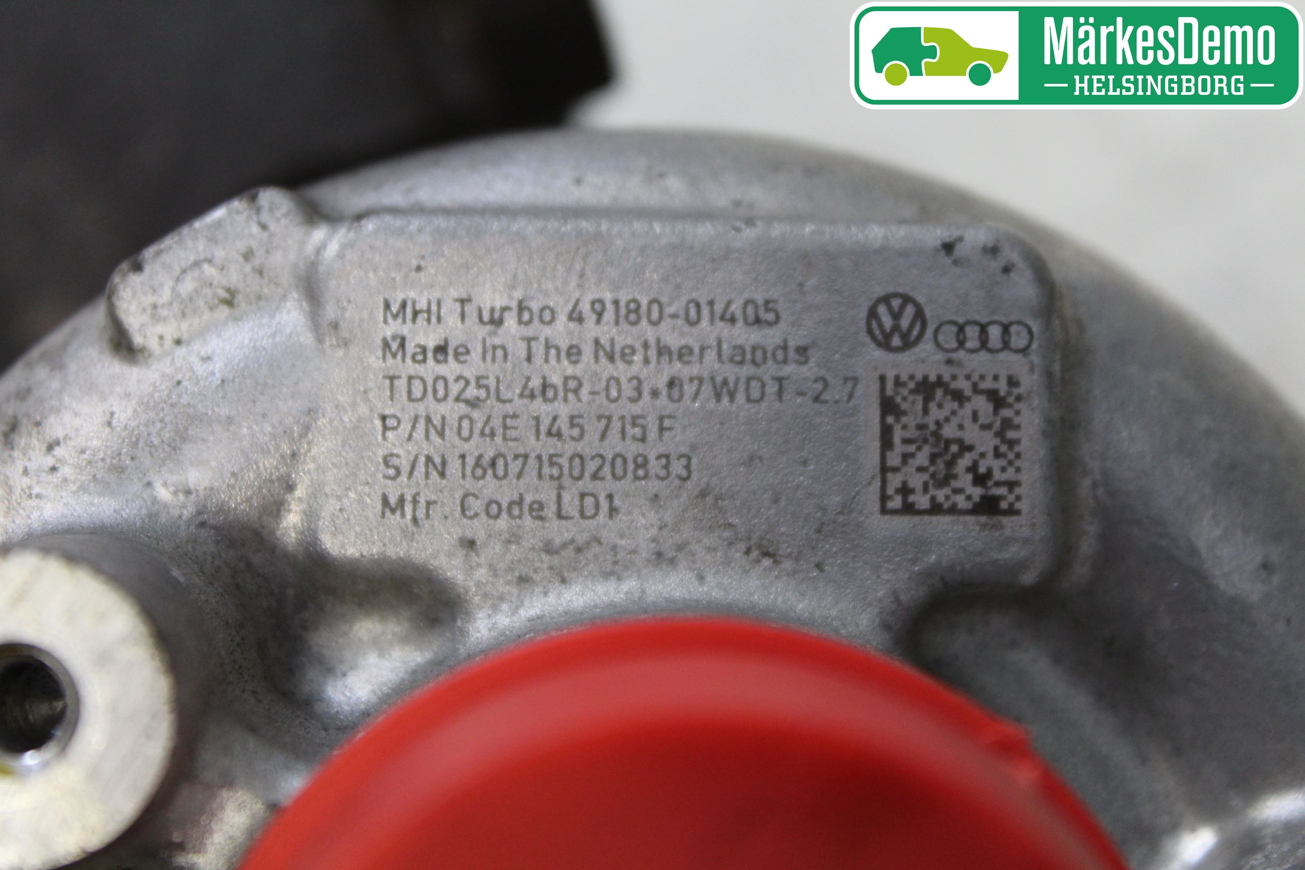 Volkswagen VW GOLF / E-GOLF VII 13-20 Turboaggregat