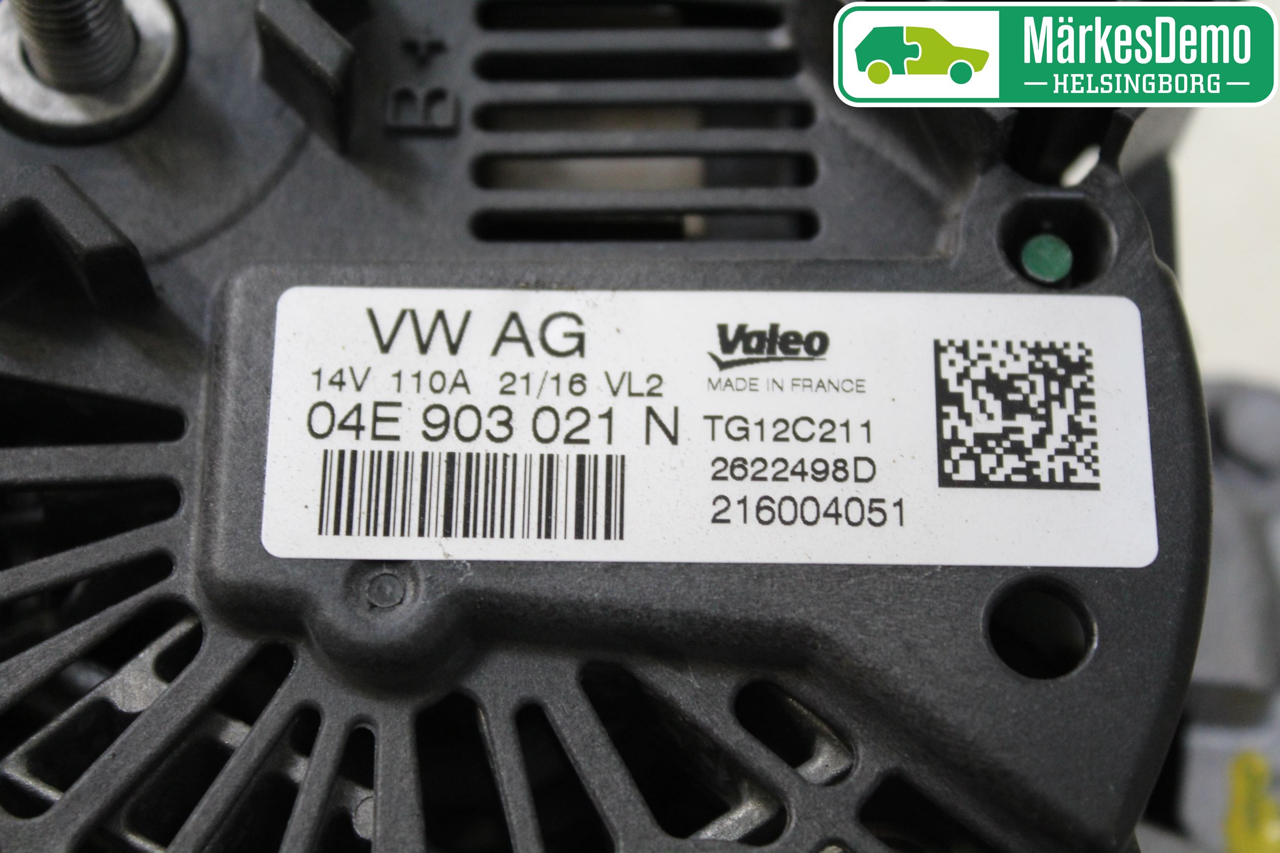Volkswagen VW POLO 10-17 Generator