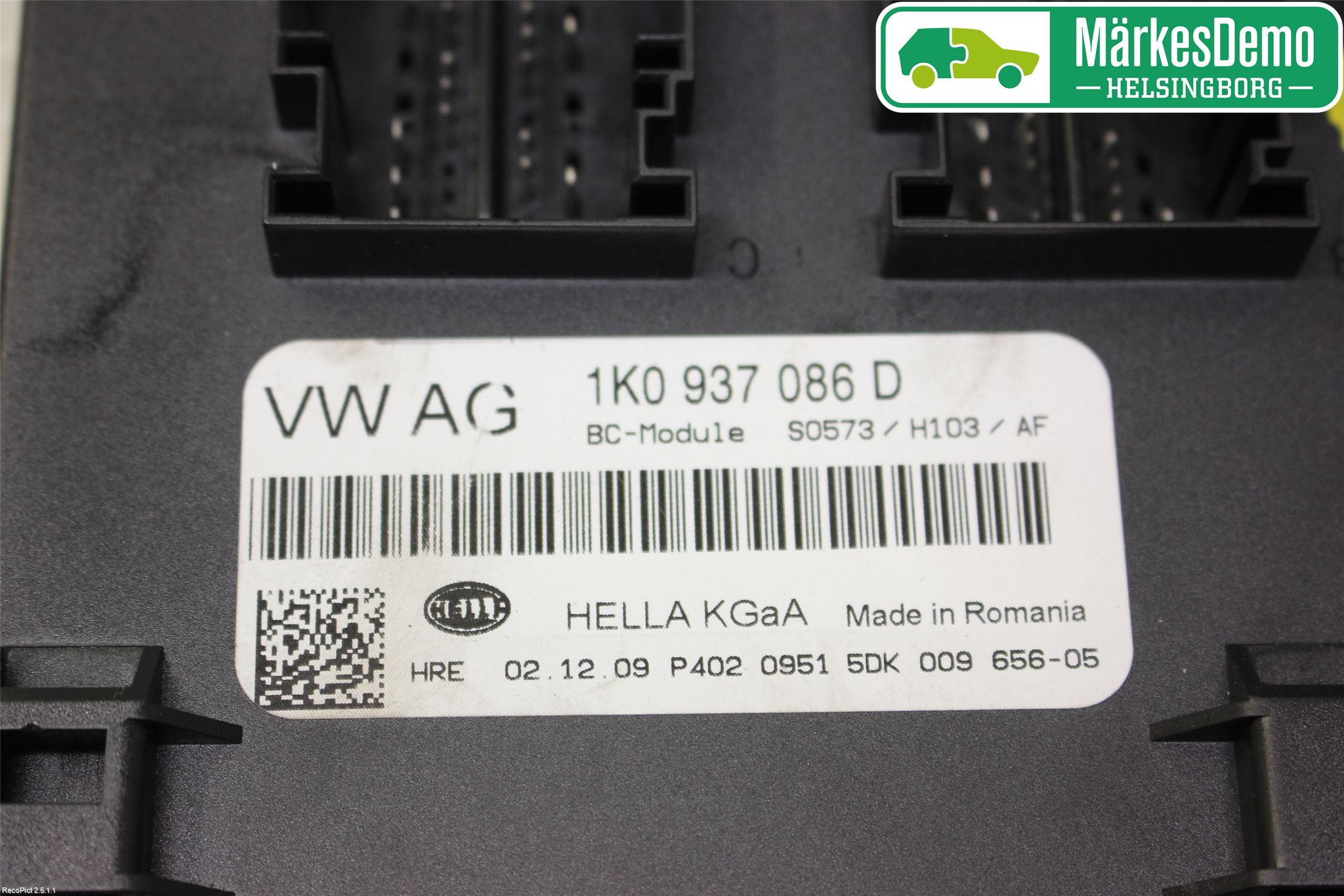 Volkswagen VW GOLF VI 09-13 Komfort Styrdon