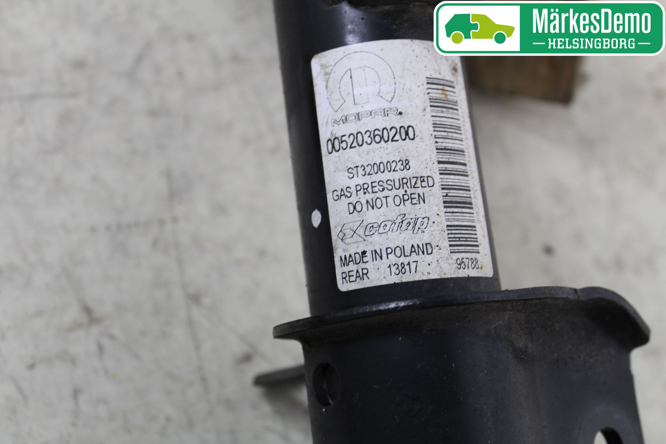 Fiat 500X 15- Fjäderben Bak Höger