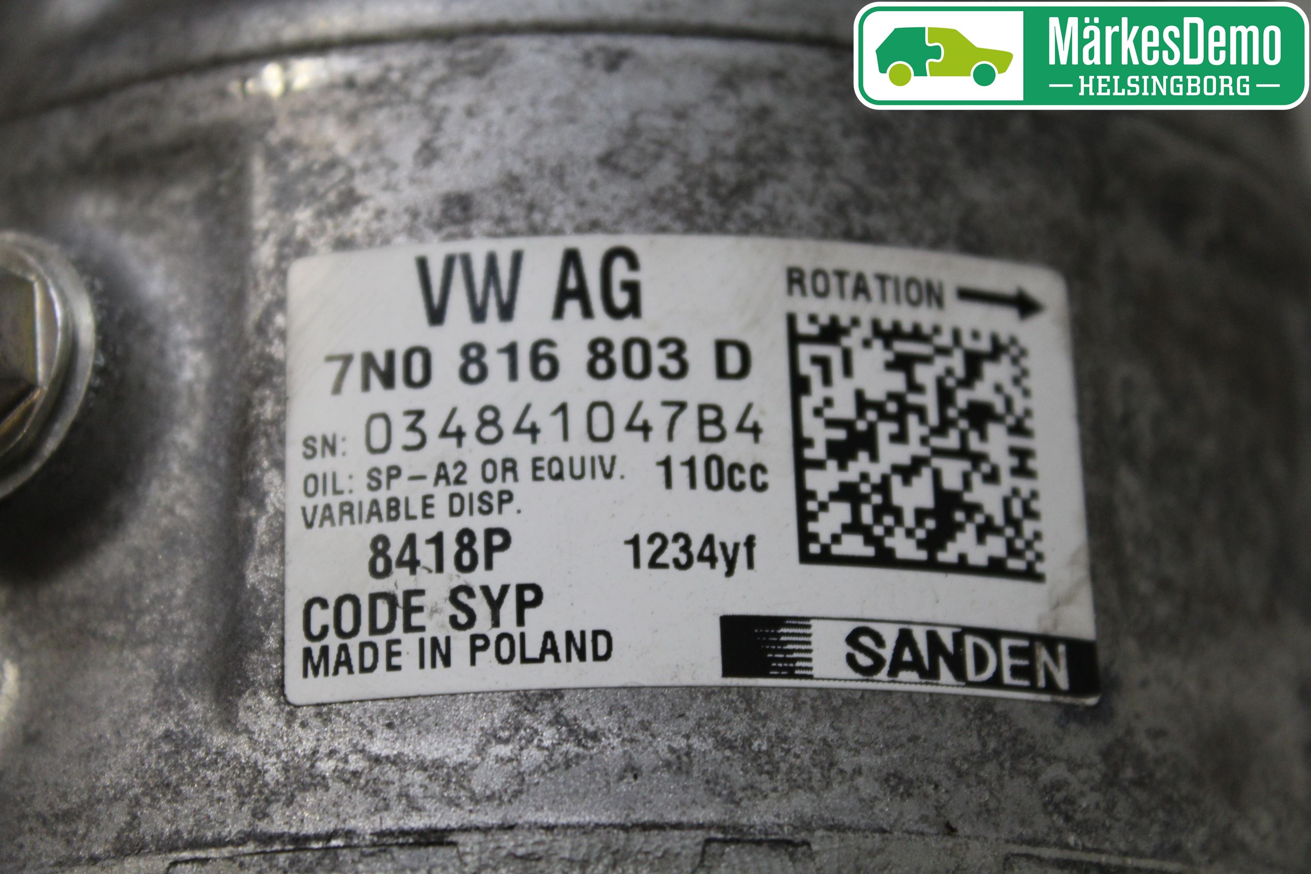 Volkswagen VW SHARAN 11- Ac Kompressor