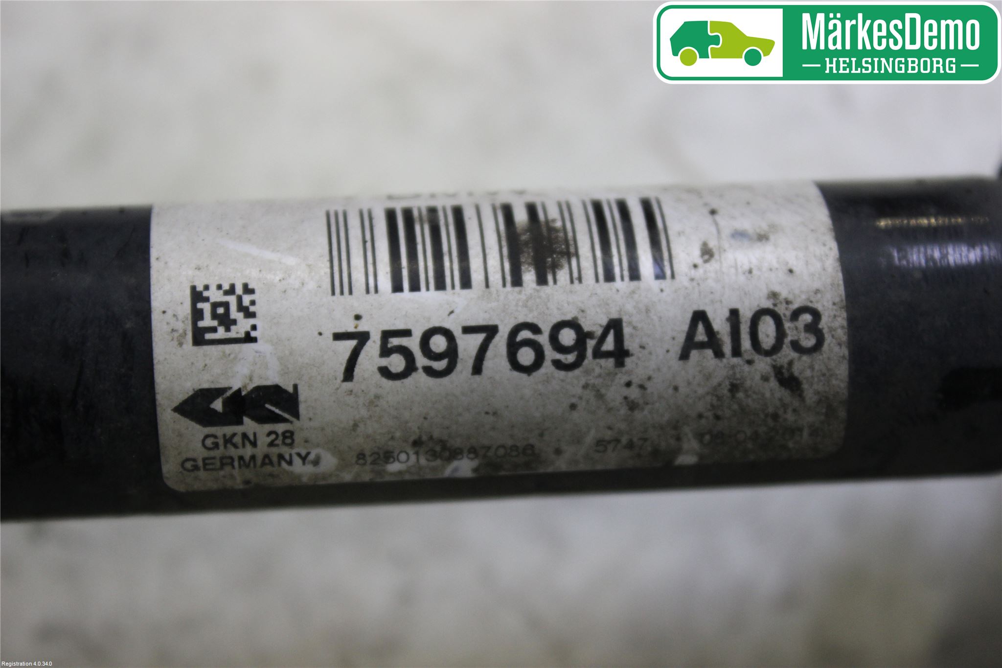 BMW 3 F30/F31/F80 12-19 Drivaxel Fram Höger