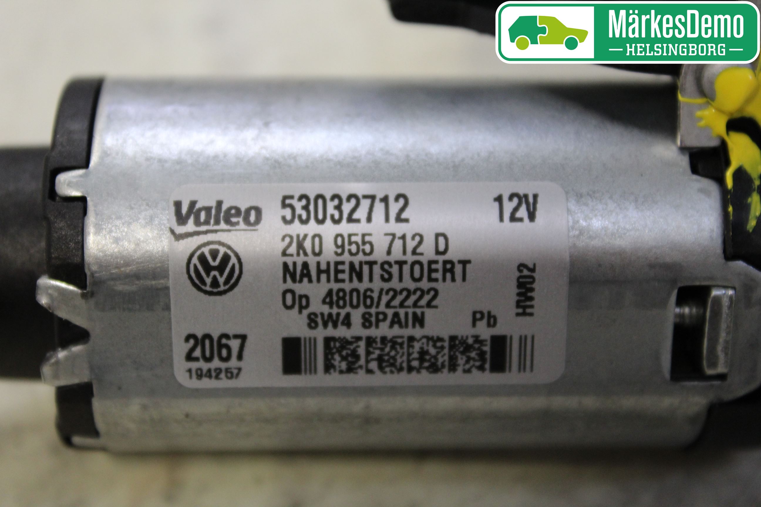 Volkswagen VW CADDY 16-20 Torkarmotor Baklucka