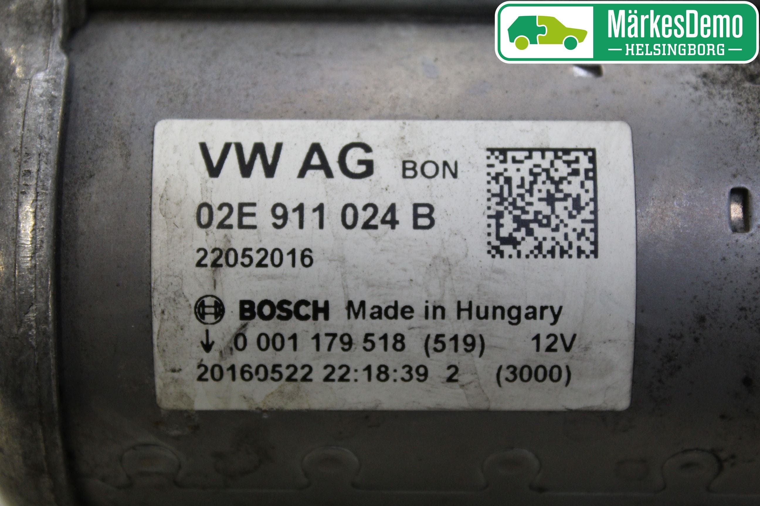 Volkswagen VW GOLF / E-GOLF VII 13-20 Startmotor