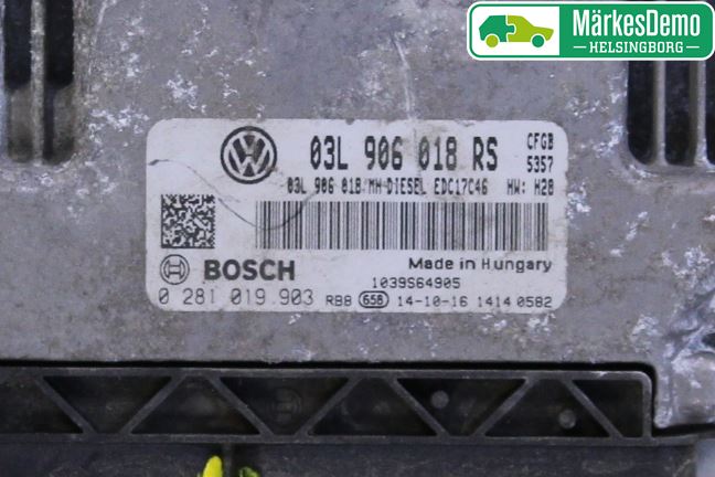 Skoda SUPERB 09-15 Styrenhet Inspump Diesel