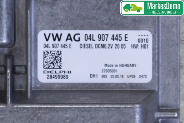 Volkswagen VW GOLF SPORTSVAN 15-20 Styrenhet Inspump Diesel