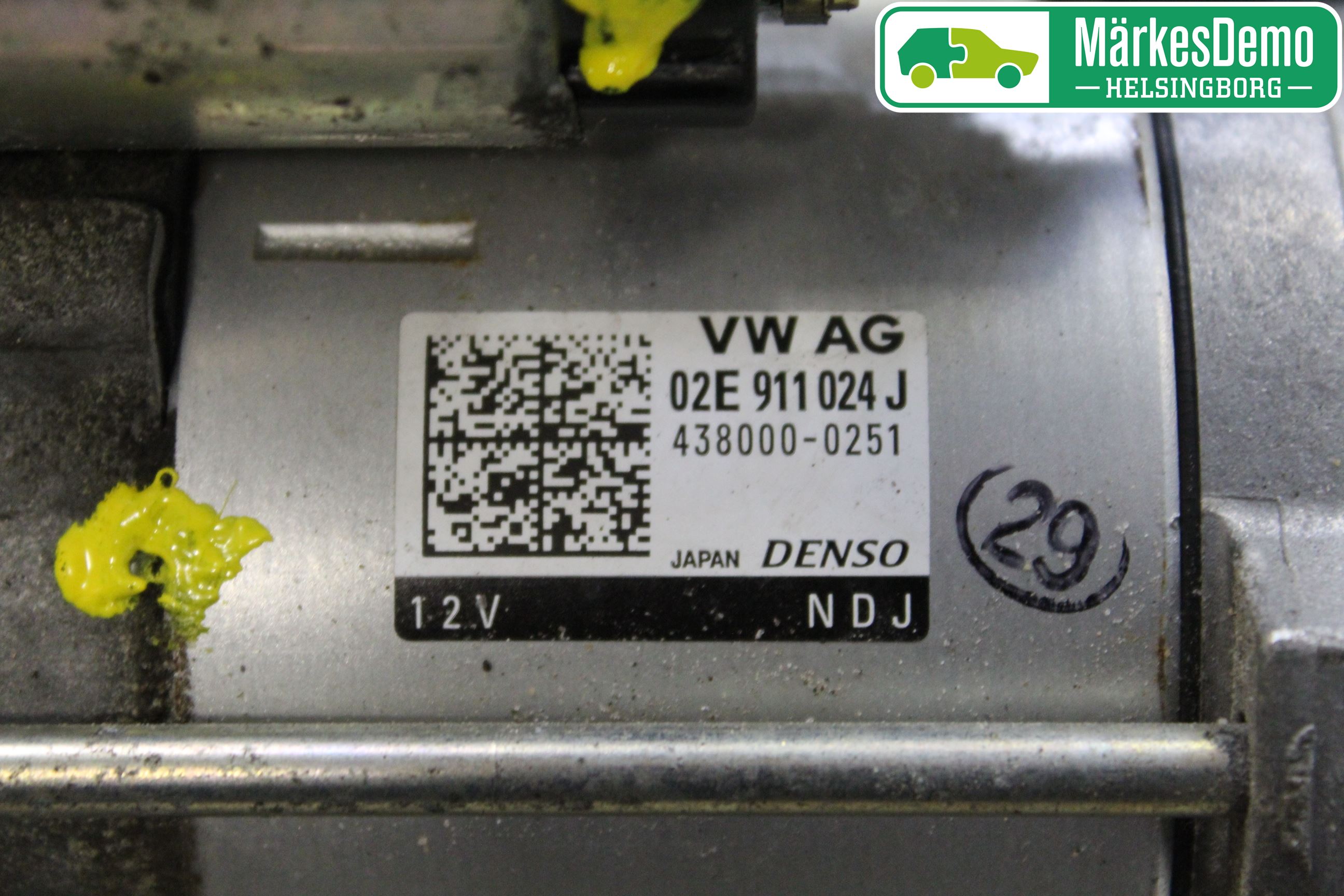 Volkswagen VW GOLF / E-GOLF VII 13-20 Startmotor Diesel