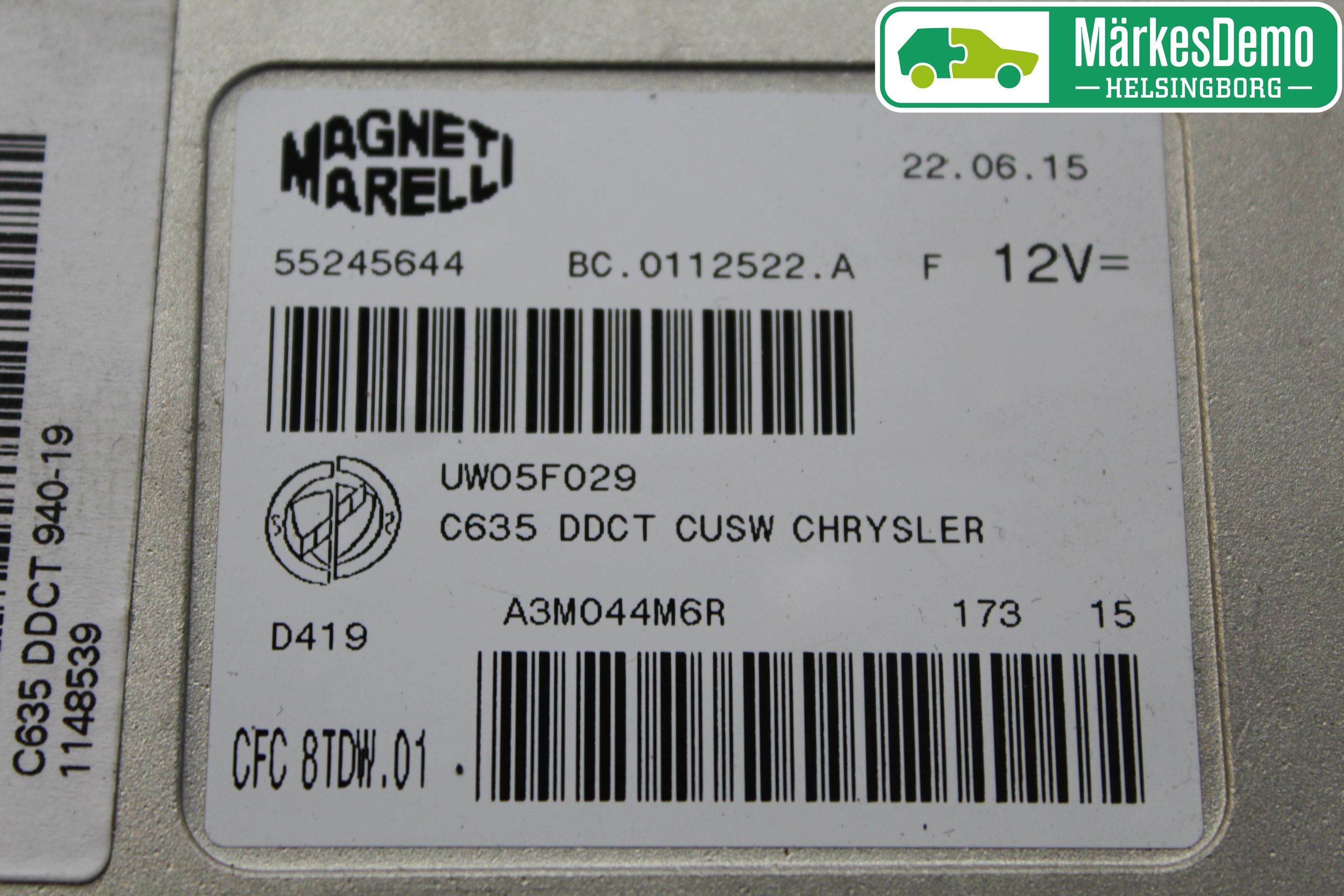 Alfa GIULIETTA Styrenhet Växellåda