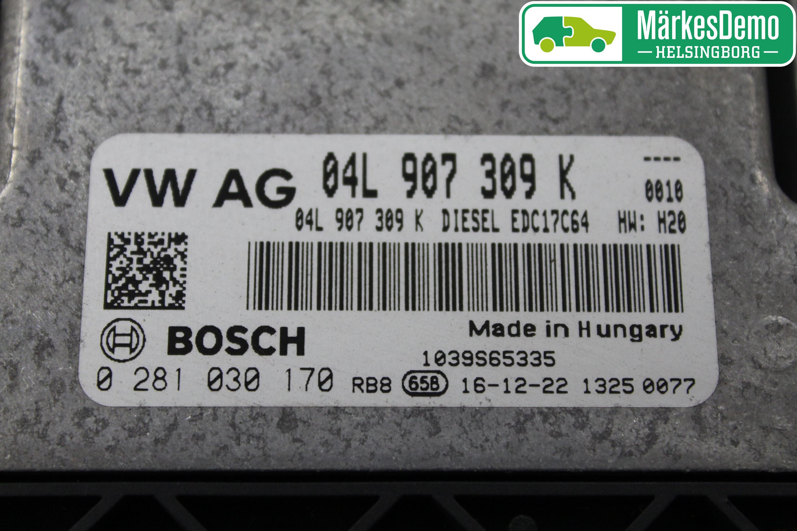 Skoda YETI Styrenhet Inspump Diesel