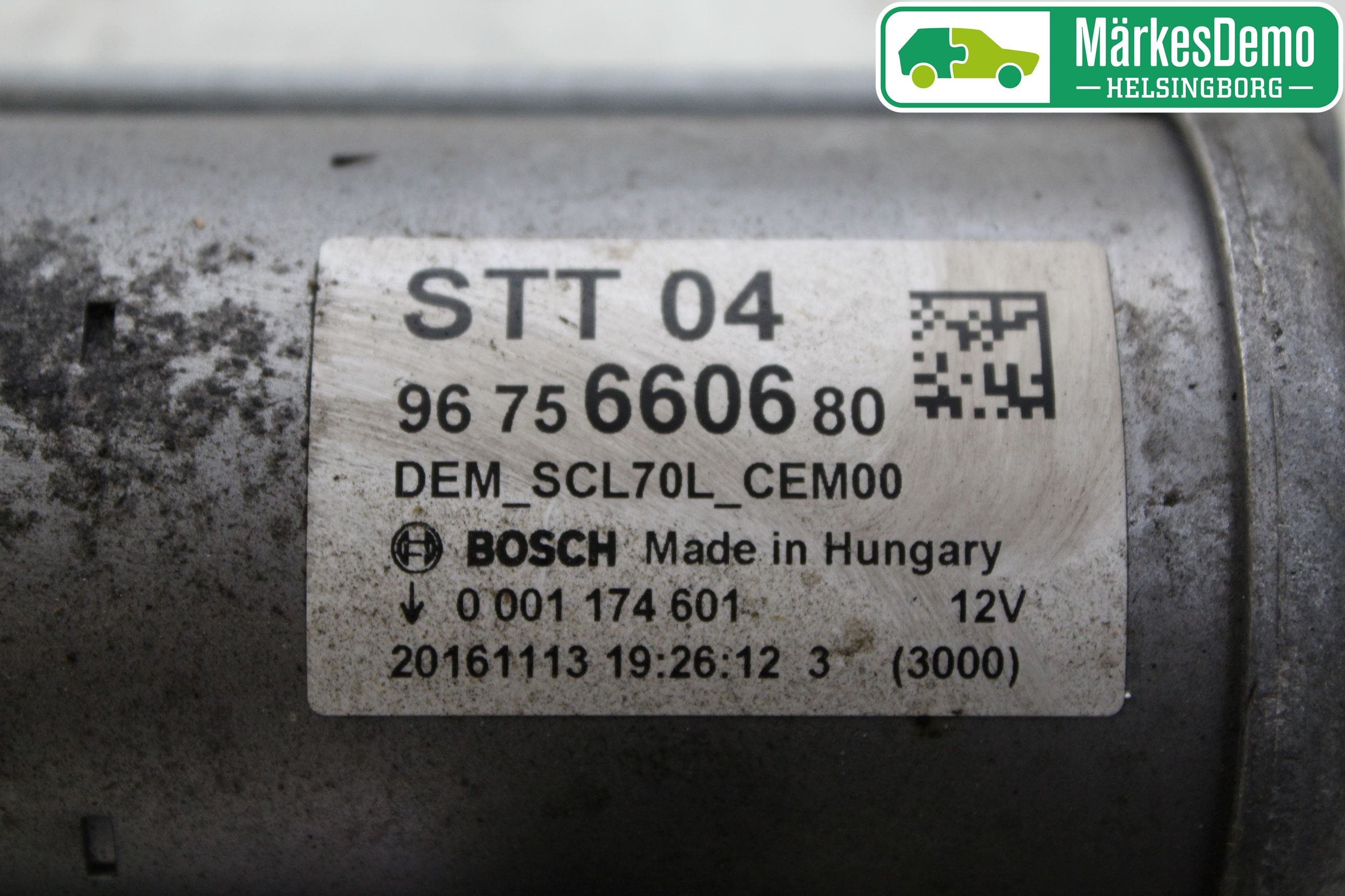 Peugeot 308 14-21 Startmotor Diesel