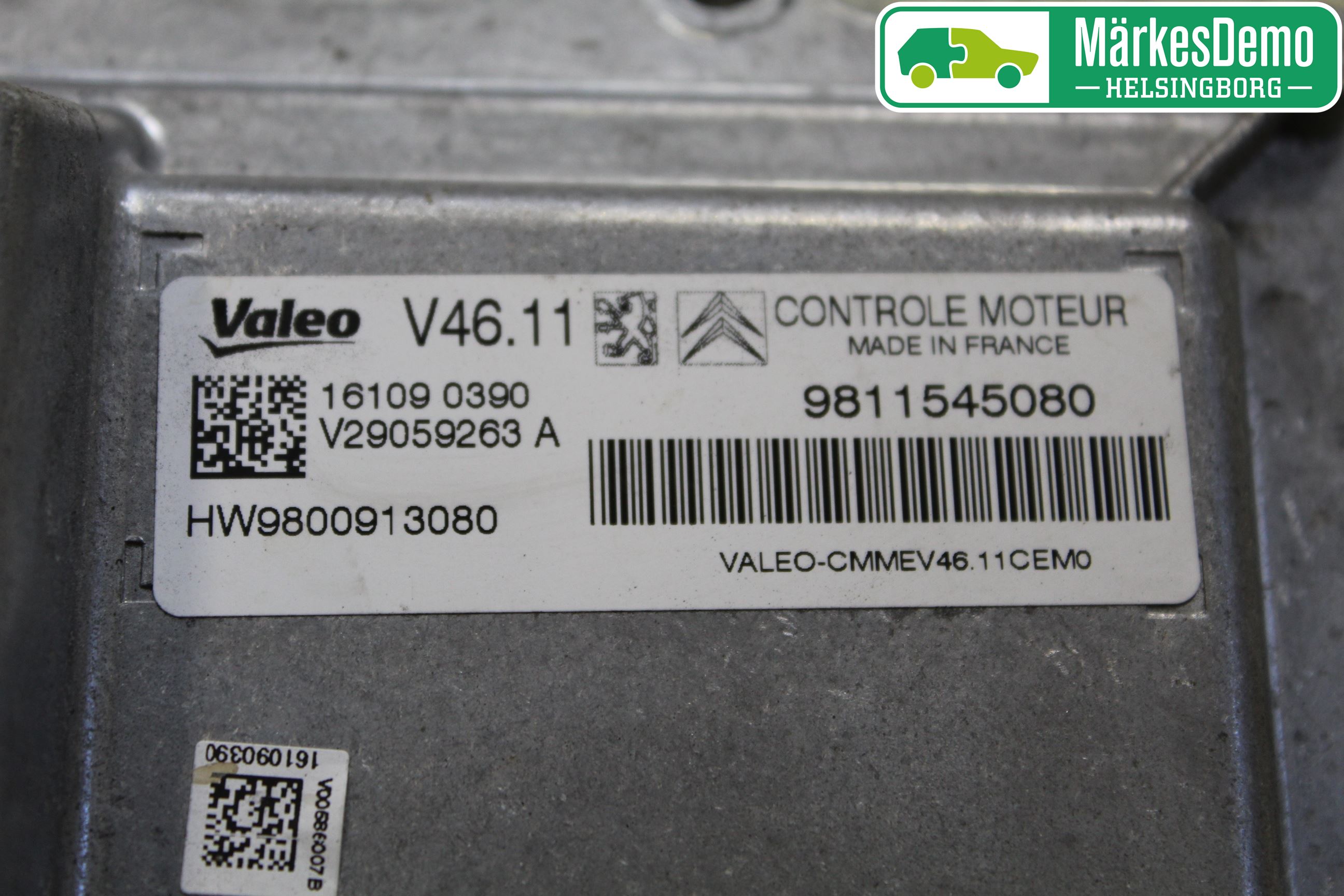 Peugeot 308 14-21 Styrenhet Insprut Bensin