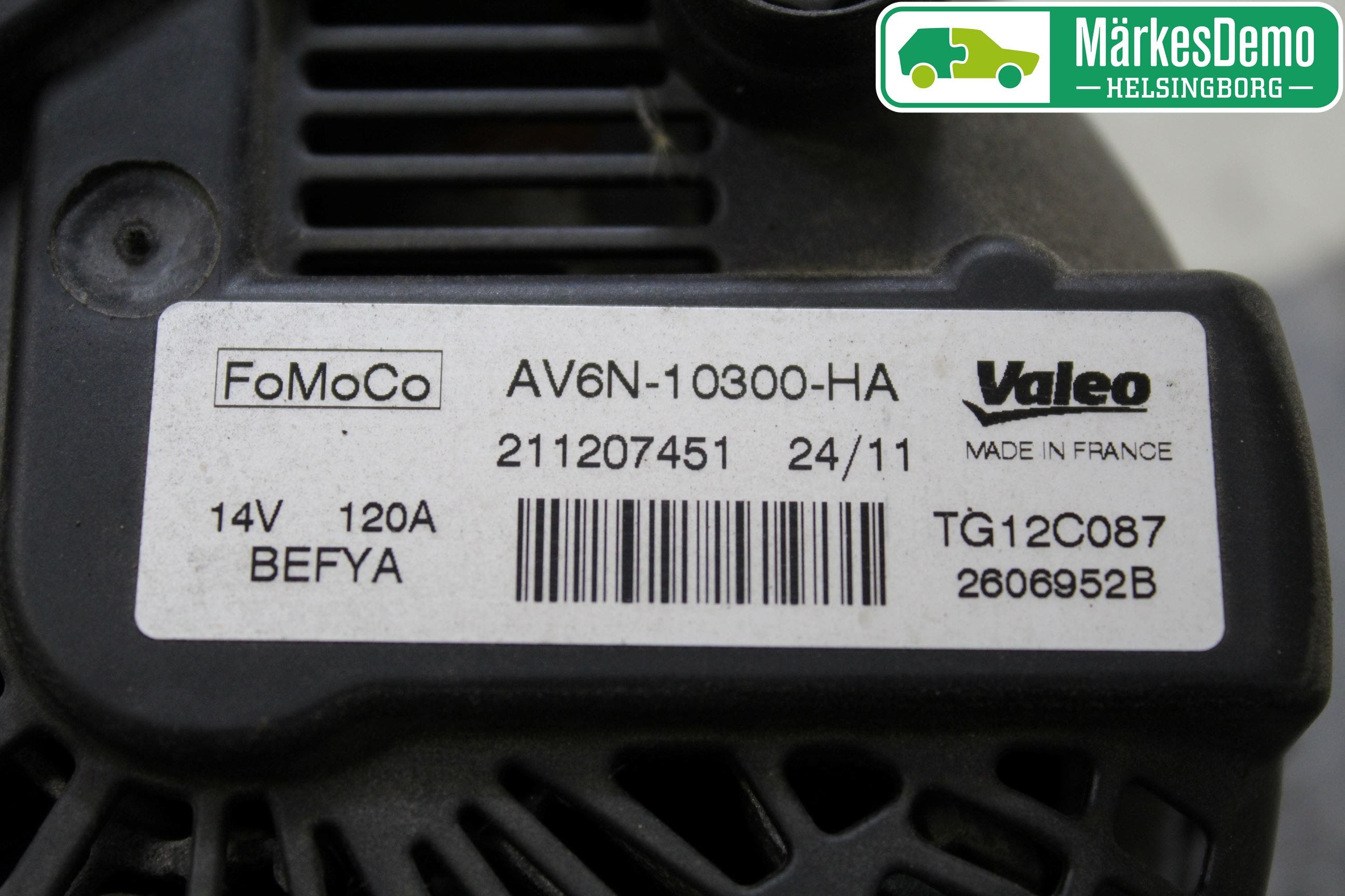 Ford FIESTA 09-12 Generator