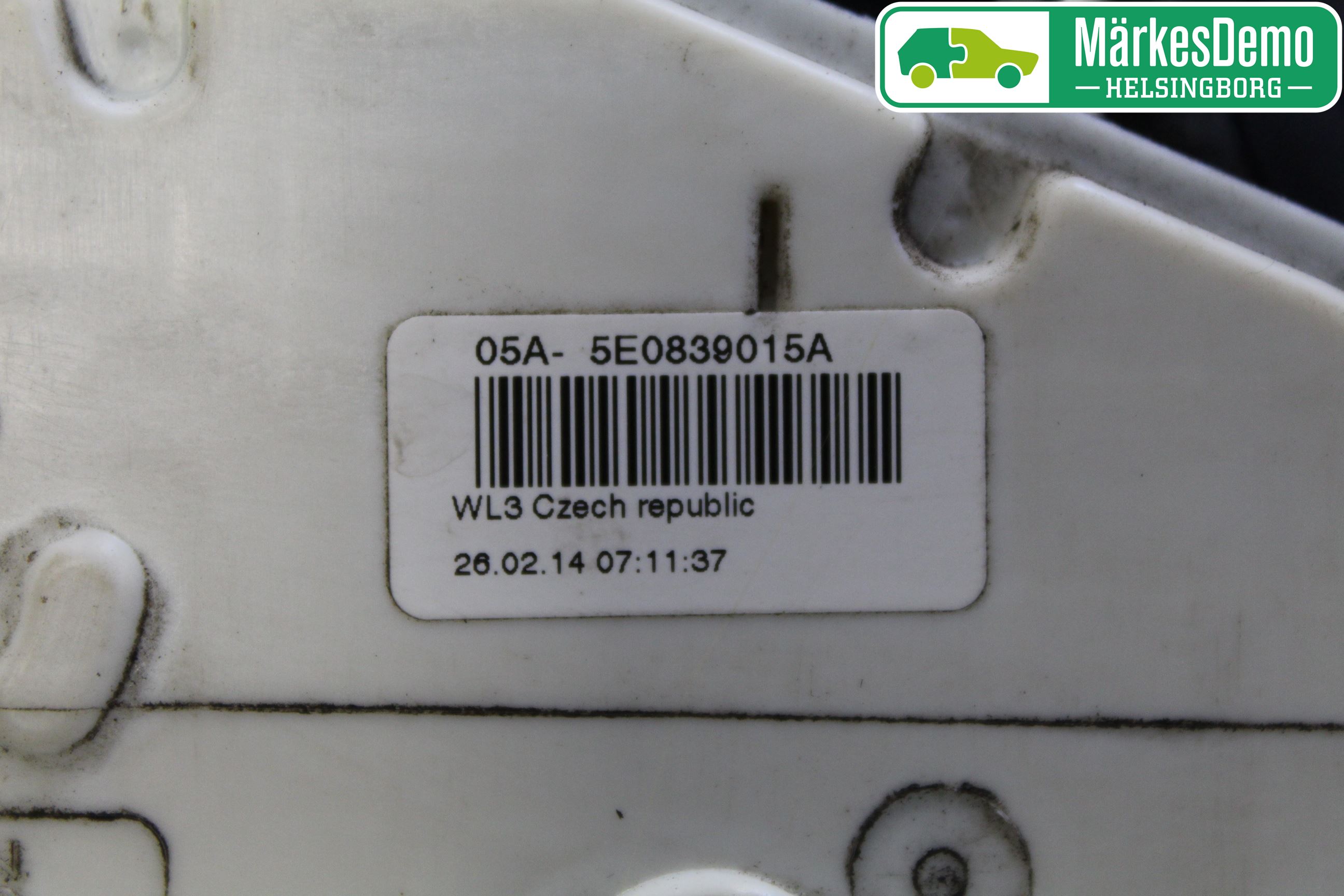 Skoda YETI Centrallåsmotor Vänster