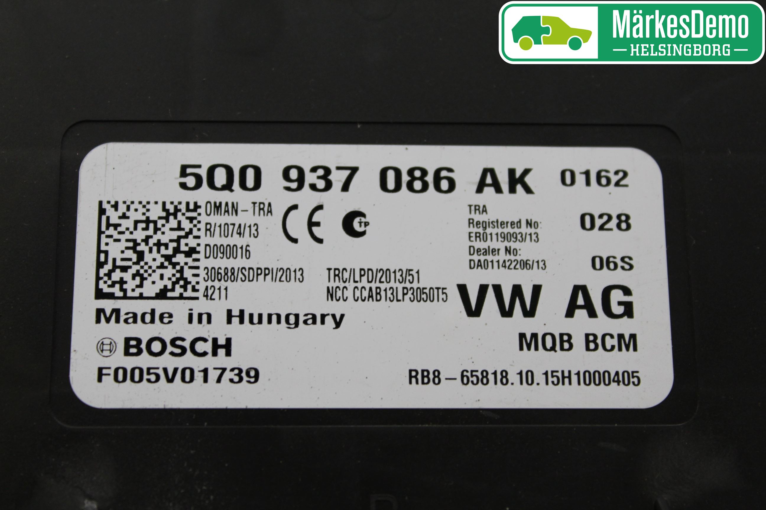 Volkswagen VW PASSAT 15-19 Komfort Styrdon