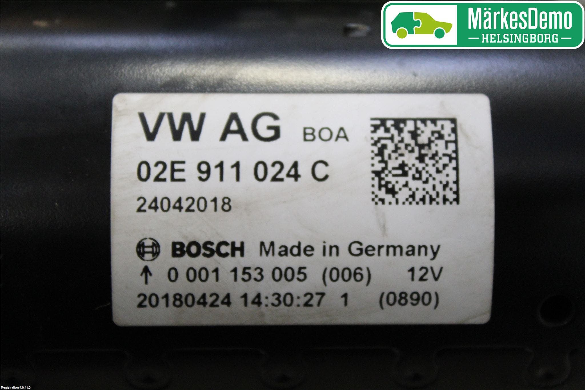 Volkswagen VW CADDY 16-20 Startmotor Diesel