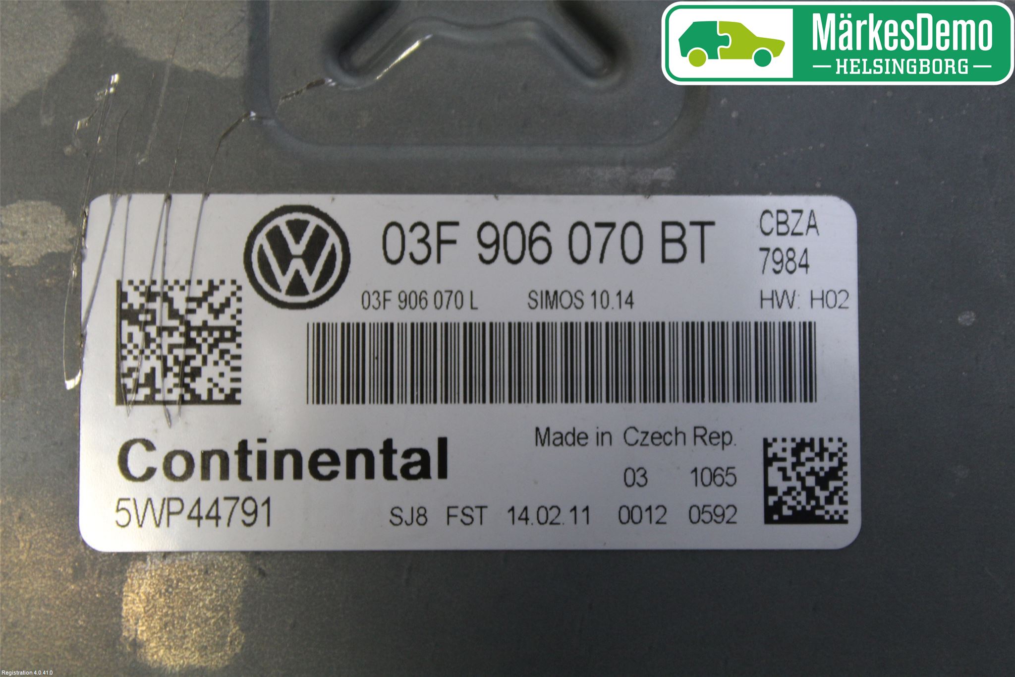 Volkswagen VW CADDY 11-15 Styrenhet Insprut Bensin