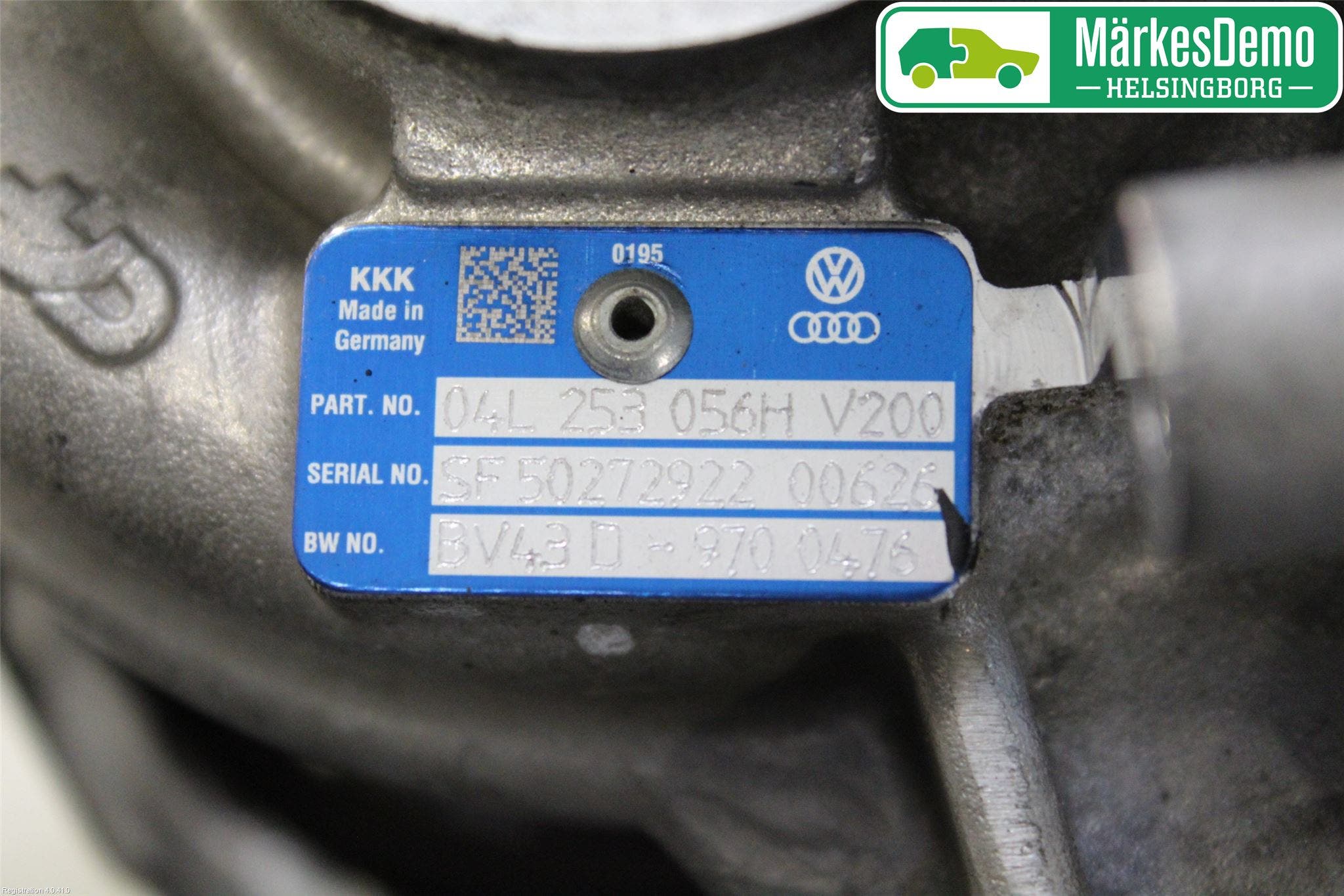 Audi A4/S4 B9 16-19 Turboaggregat