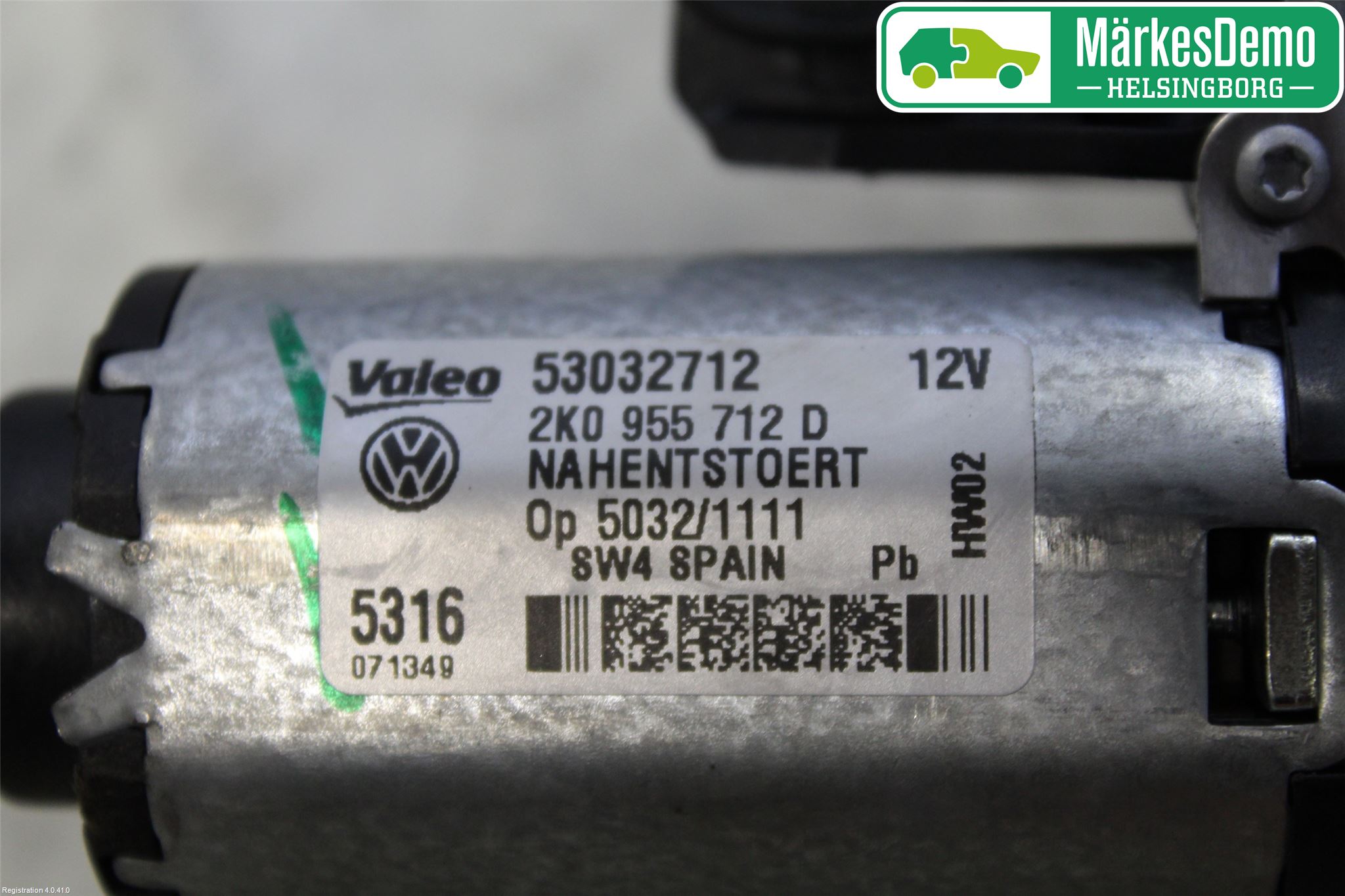 Volkswagen VW CADDY 16-20 Torkarmotor Baklucka